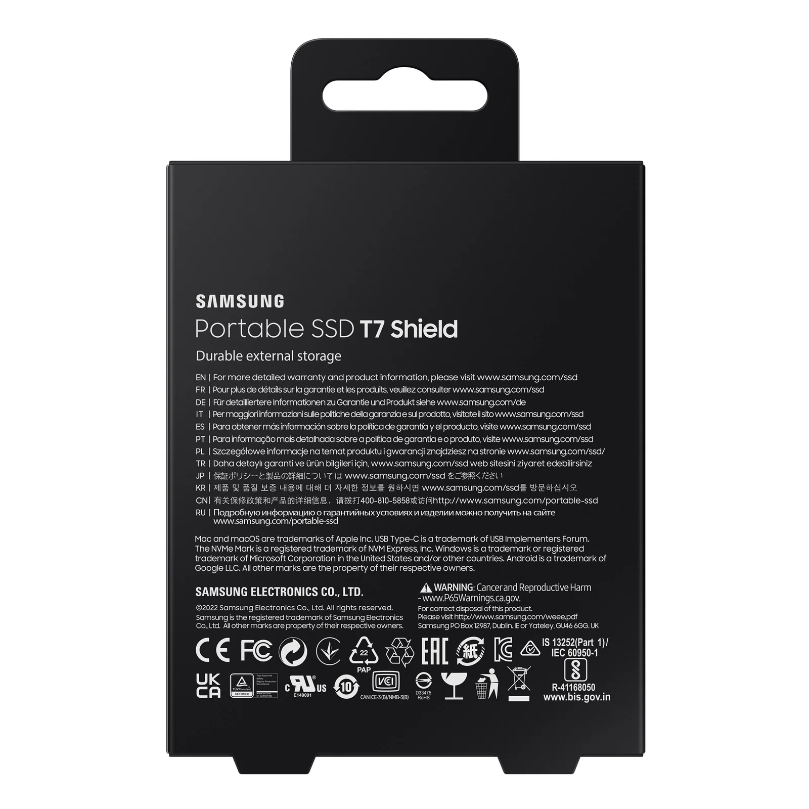 Samsung MU-PE4T0S 4 To USB Type-C 3.2 Gen 2 (3.1 Gen 2) Noir