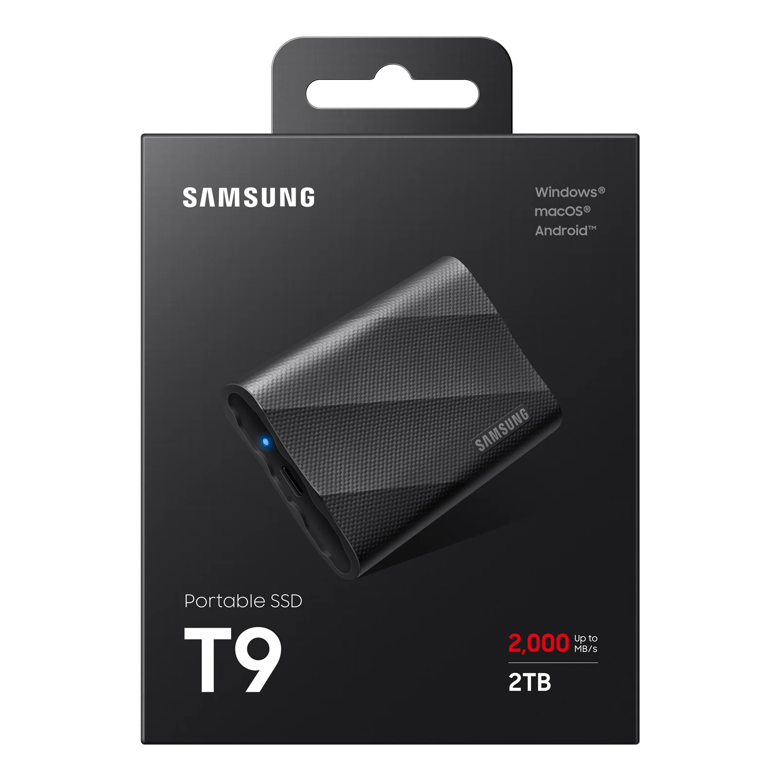 Samsung MU-PG2T0B 2 To USB Type-C USB 3.2 Gen 2x2 Noir
