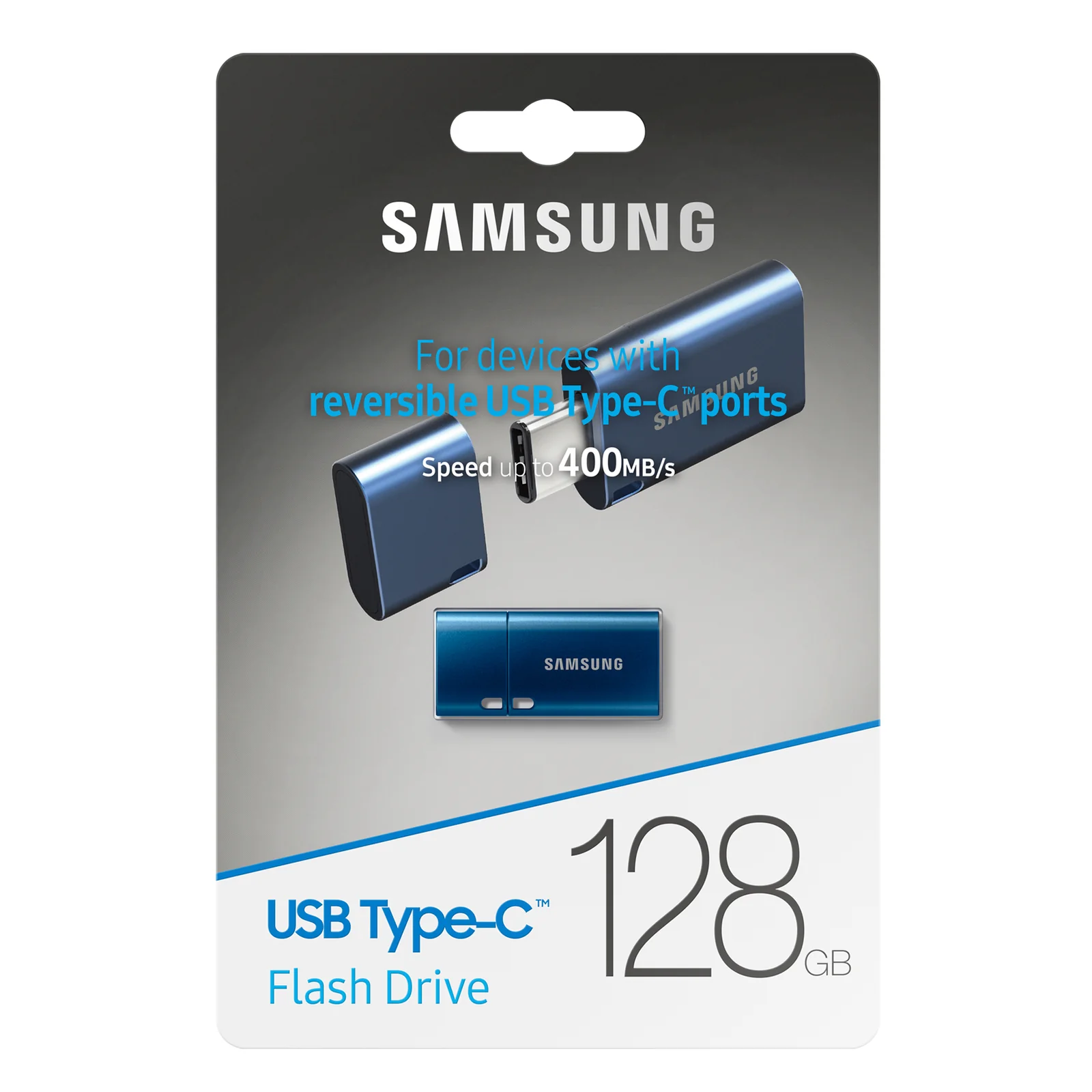Samsung MUF-128DA lecteur USB flash 128 Go USB Type-C 3.2 Gen 1 (3.1 Gen 1) Bleu