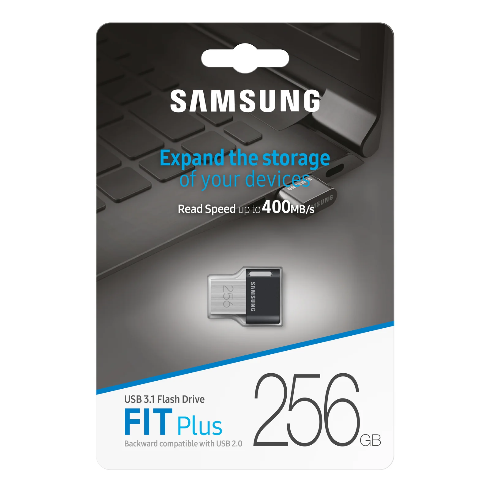 Samsung MUF-256AB lecteur USB flash 256 Go USB Type-A 3.2 Gen 1 (3.1 Gen 1) Gris, Argent