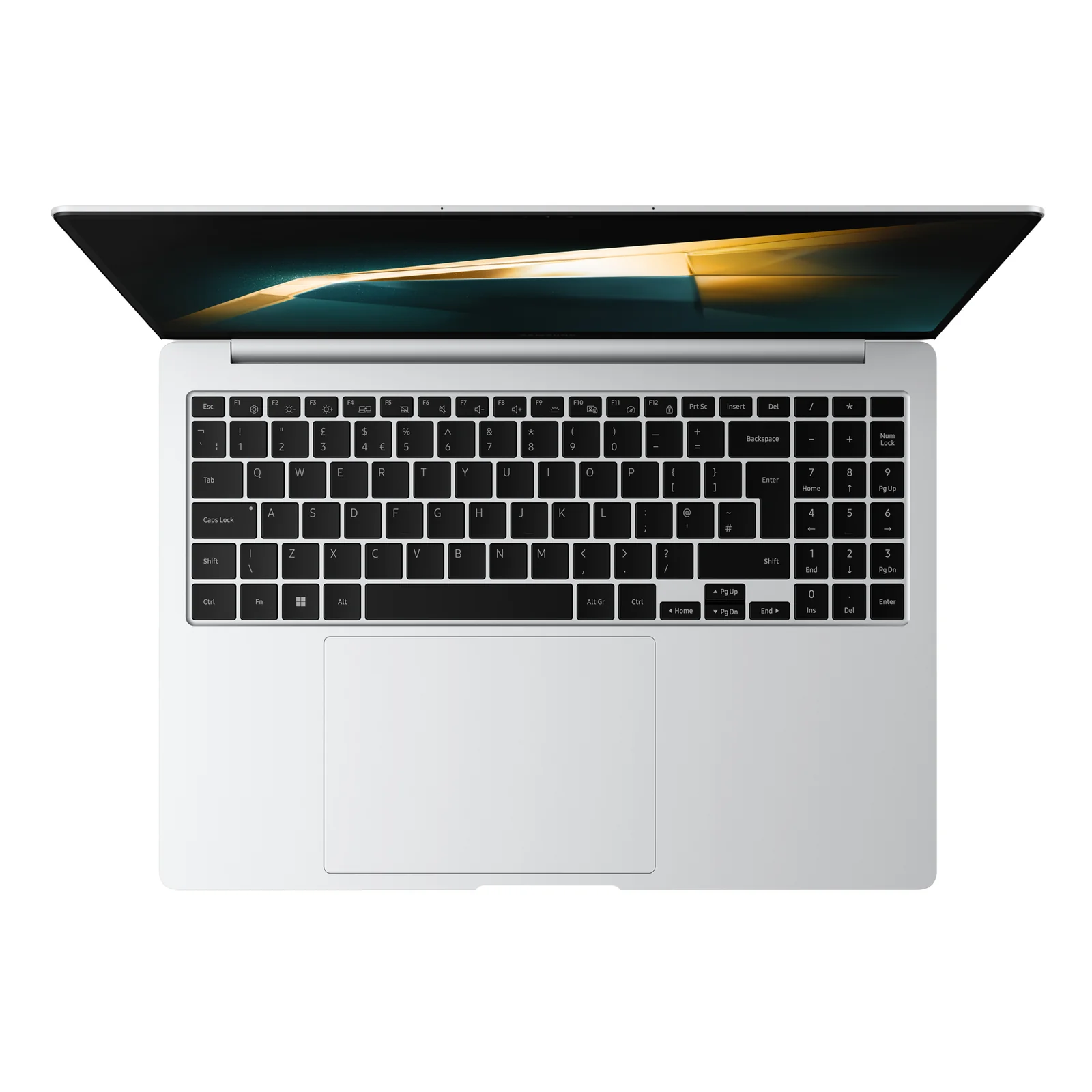 Samsung Galaxy Book4 Pro Intel Core Ultra 7 155H Ordinateur portable 40,6 cm (16") Écran tactile WQXGA+ 32 Go LPDDR5x-SDRAM 512 Go SSD Wi-Fi 6E (802.11ax) Windows 11 Pro Platine, Argent