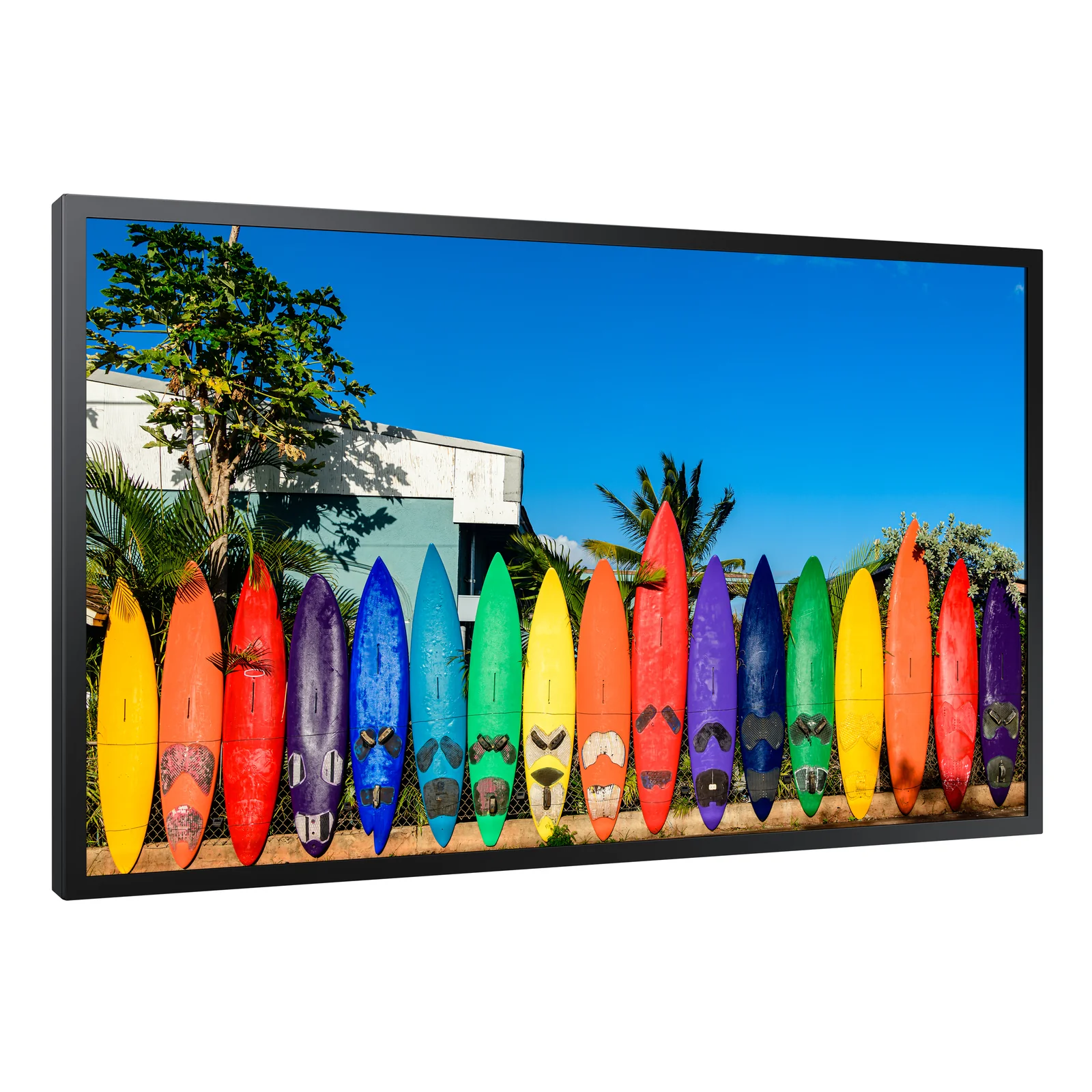 Samsung OM55B Écran plat de signalisation numérique 139,7 cm (55") LCD Wifi 3000 cd/m² 4K Ultra HD Noir Intégré dans le processeur Tizen 5.0 24/7