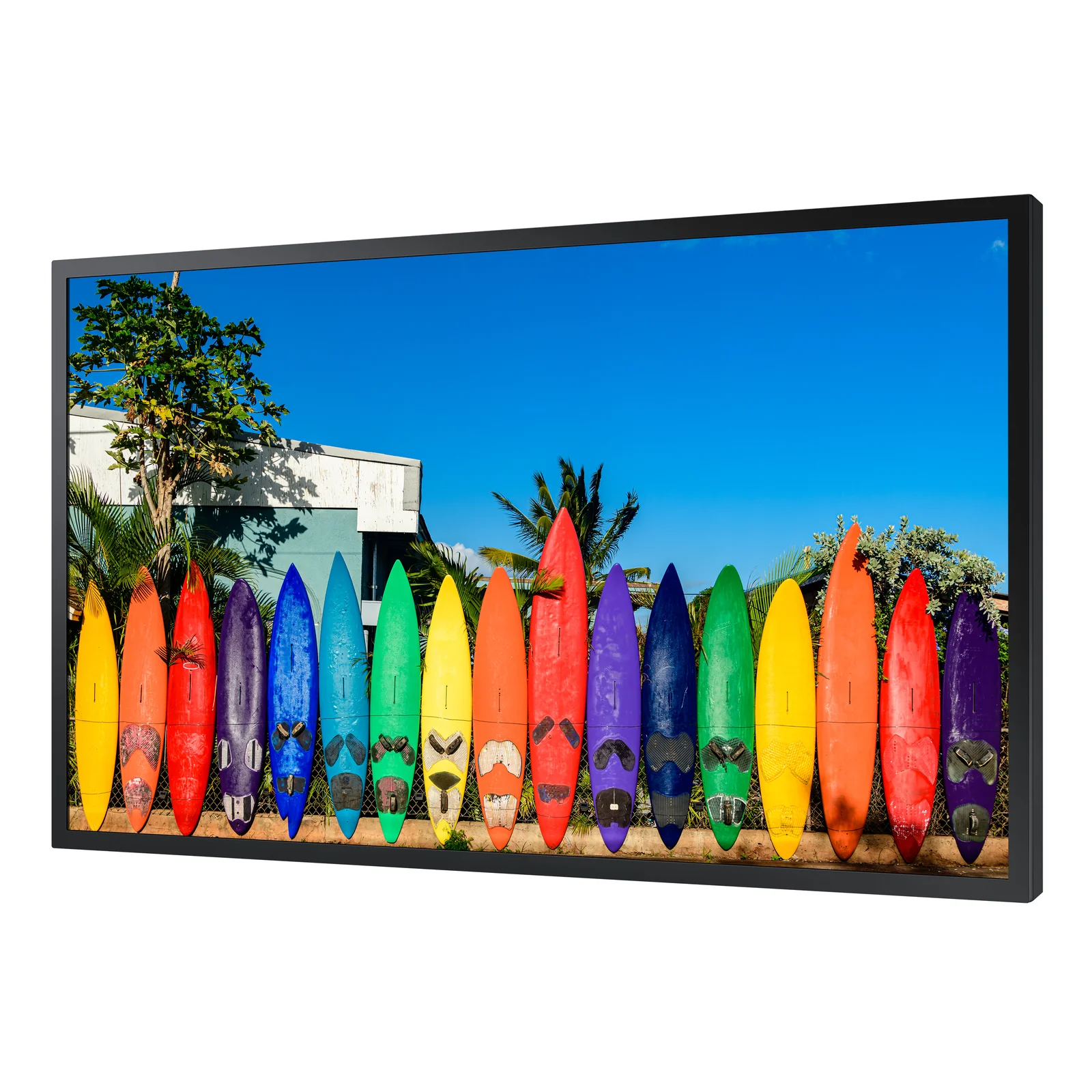 Samsung OM55B Écran plat de signalisation numérique 139,7 cm (55") LCD Wifi 3000 cd/m² 4K Ultra HD Noir Intégré dans le processeur Tizen 5.0 24/7