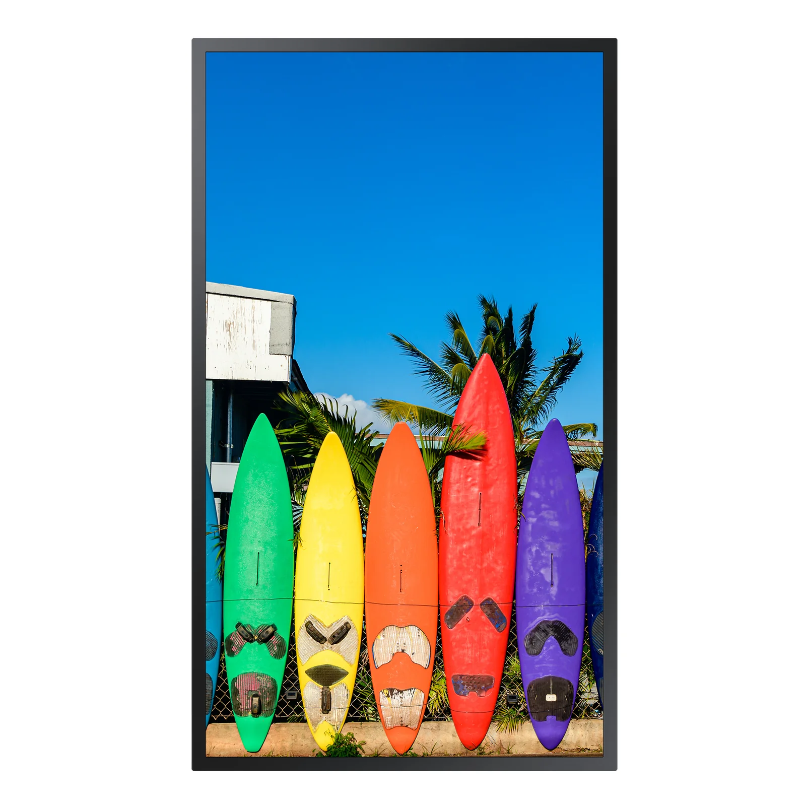 Samsung OM55B Écran plat de signalisation numérique 139,7 cm (55") LCD Wifi 3000 cd/m² 4K Ultra HD Noir Intégré dans le processeur Tizen 5.0 24/7