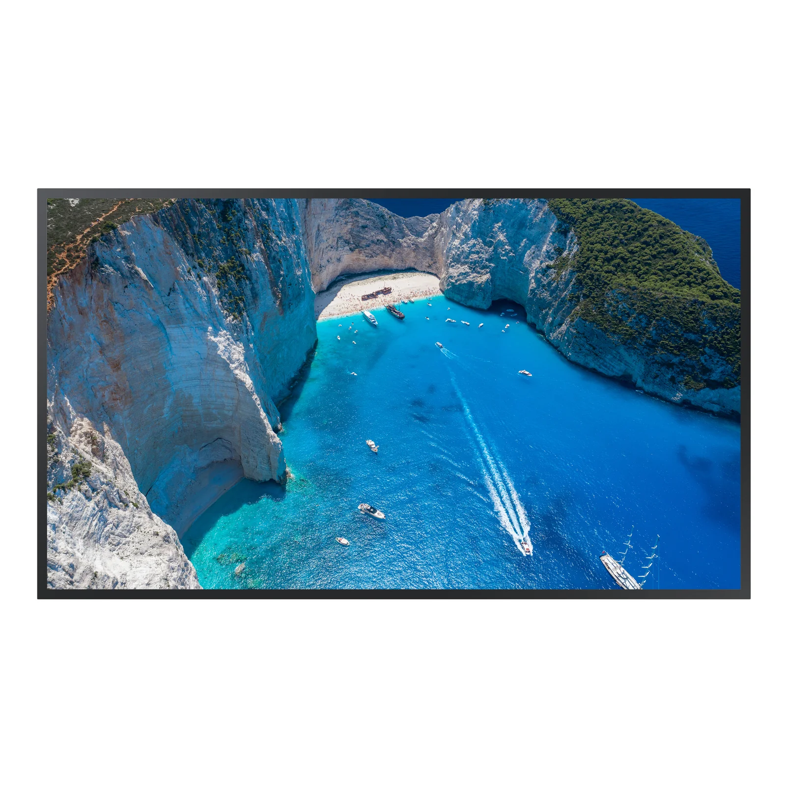 OM75A Écran plat de signalisation numérique 190,5 cm (75") LCD Wifi 4000 cd/m² 4K Ultra HD Noir Intégré dans le processeur Tizen 5.0 24/7