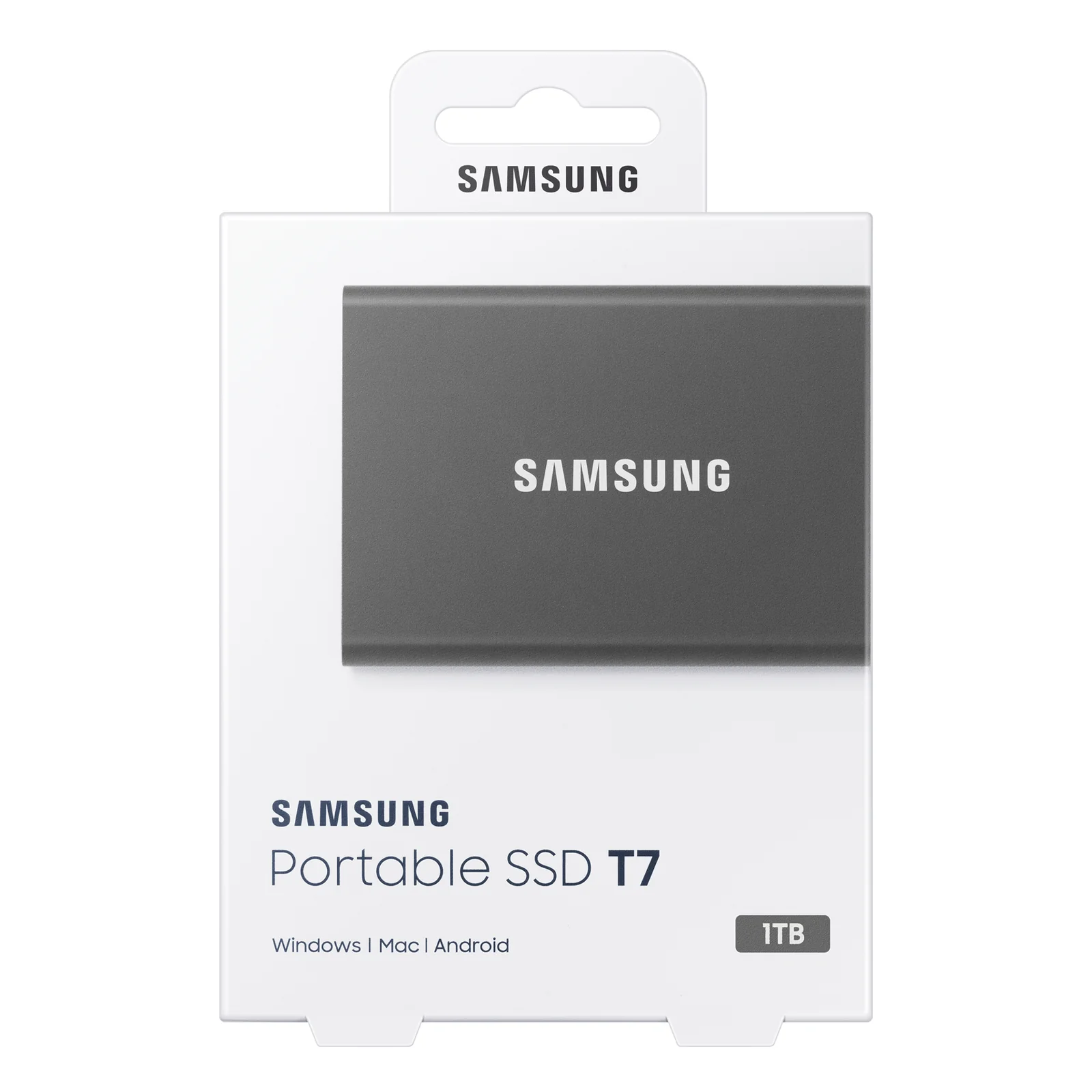 Samsung Portable SSD T7 1 To USB Type-C 3.2 Gen 2 (3.1 Gen 2) Gris