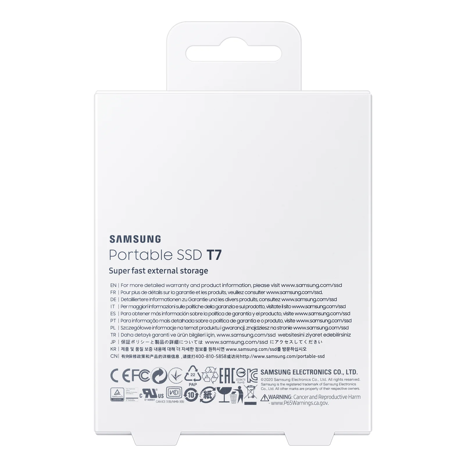 Samsung Portable SSD T7 2 To USB Type-C 3.2 Gen 2 (3.1 Gen 2) Bleu
