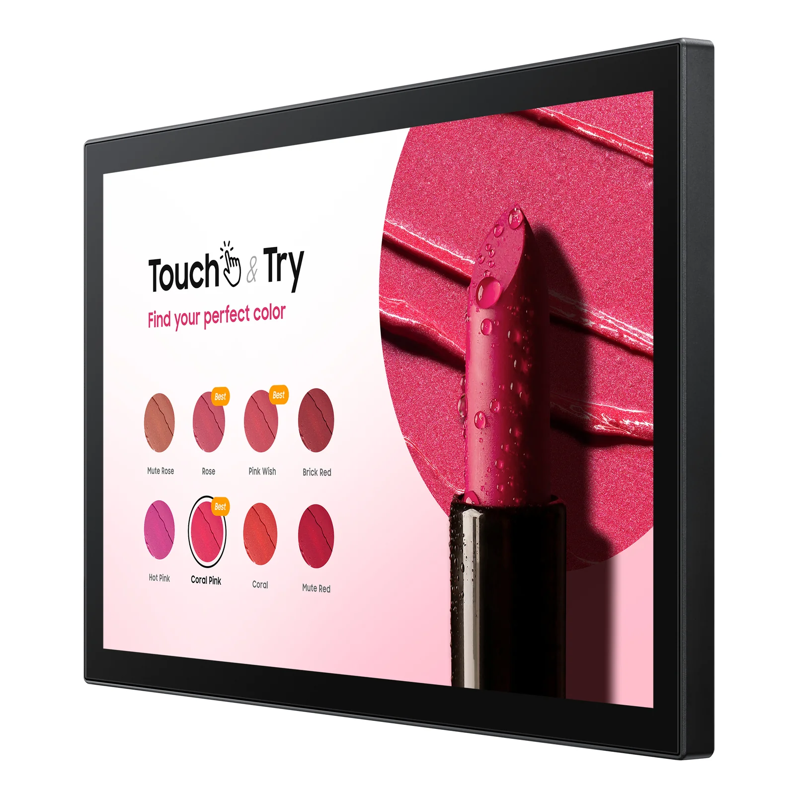 Samsung QB13C-T Écran plat de signalisation numérique 33 cm (13") LCD Wifi 500 cd/m² Full HD Noir Écran tactile Tizen 7.0 16/7