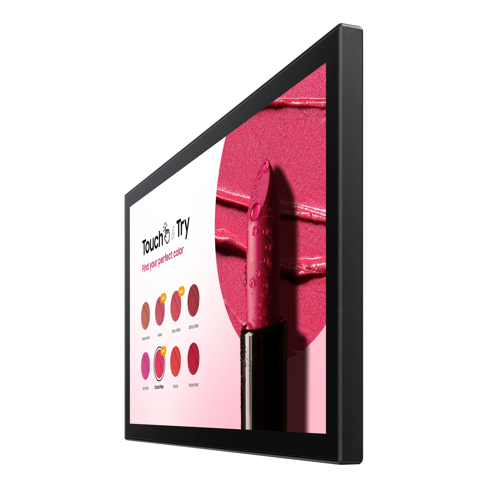 Samsung QB13C-T Écran plat de signalisation numérique 33 cm (13") LCD Wifi 500 cd/m² Full HD Noir Écran tactile Tizen 7.0 16/7