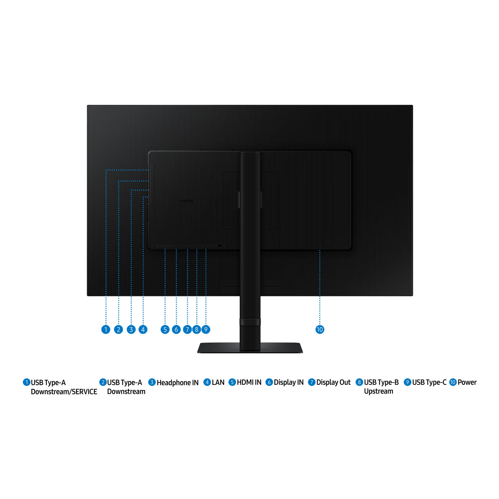 Samsung S60UD écran plat de PC 81,3 cm (32") 2560 x 1440 pixels Quad HD LCD Noir