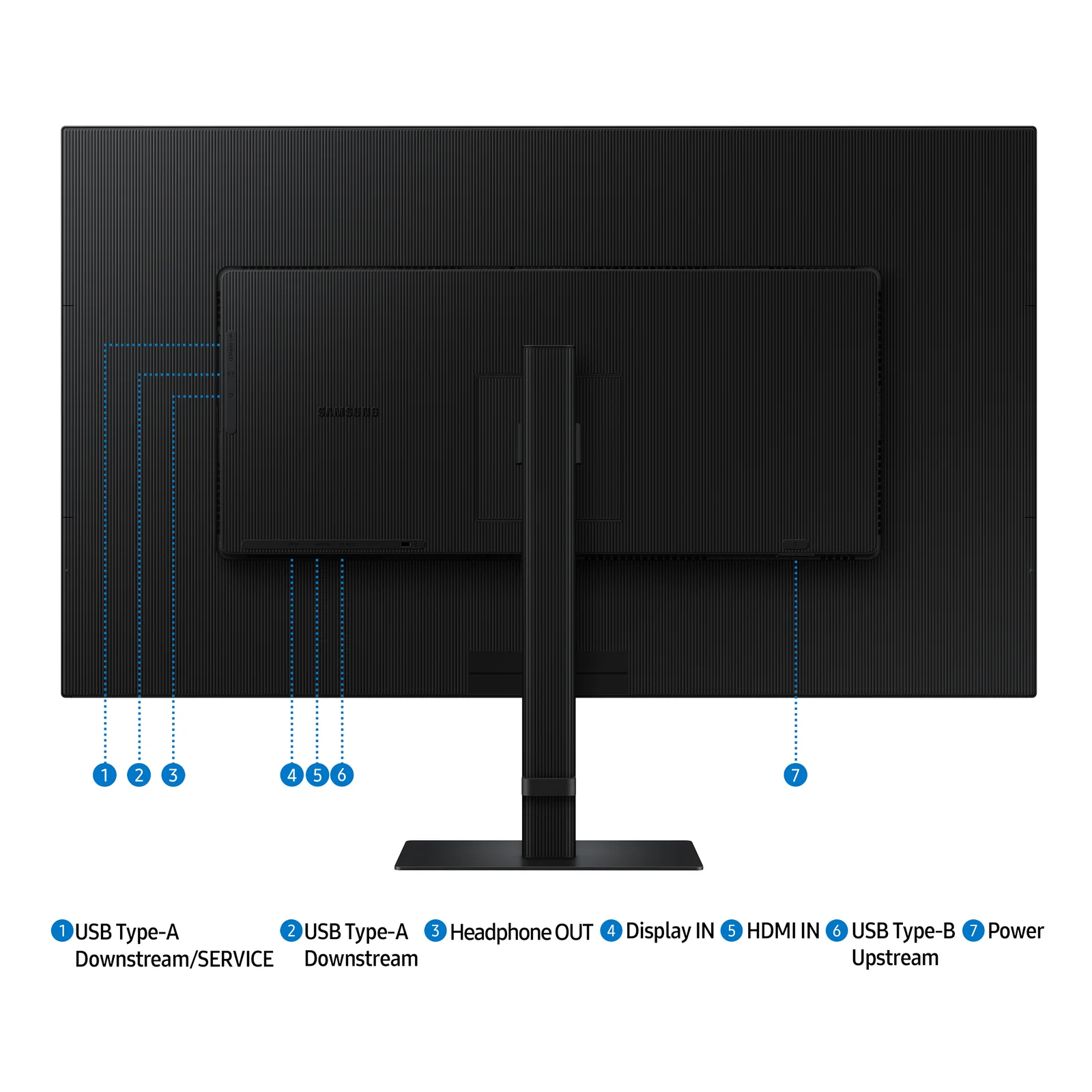 Samsung S80D écran plat de PC 94 cm (37") 3840 x 2160 pixels 4K Ultra HD LCD Noir