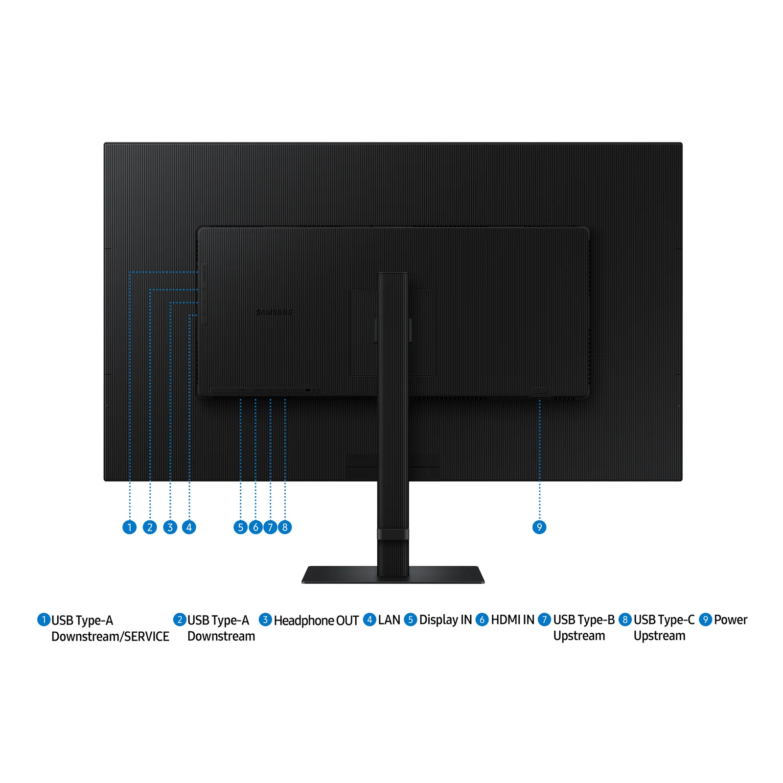 Samsung S80UD écran plat de PC 94 cm (37") 3840 x 2160 pixels 4K Ultra HD LCD Noir
