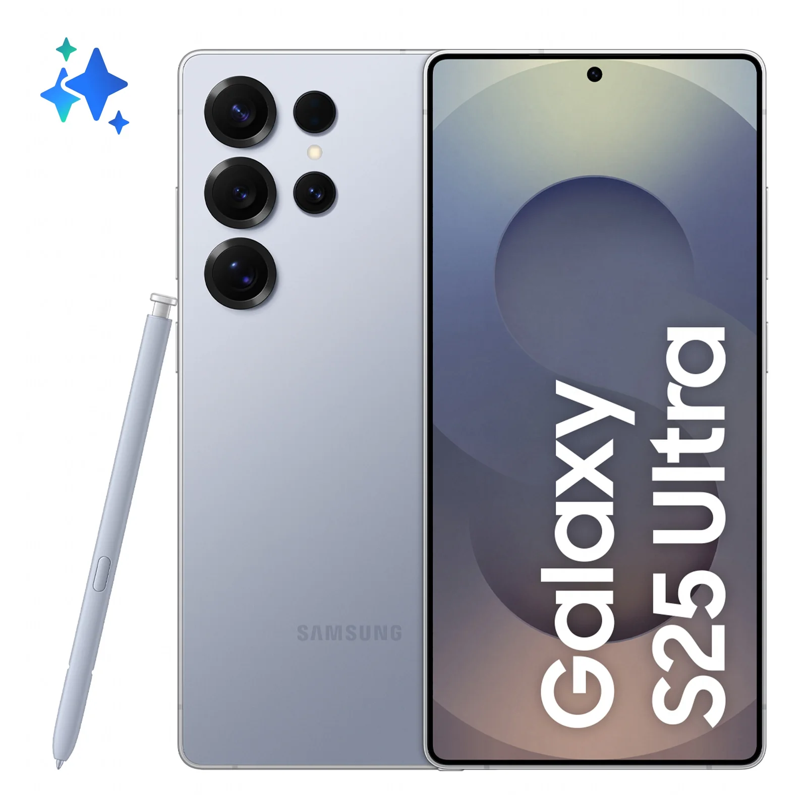 Galaxy S25 Ultra 17,5 cm (6.9") Double SIM Android 15 5G USB Type-C 12 Go 256 Go 5000 mAh Bleu, Argent