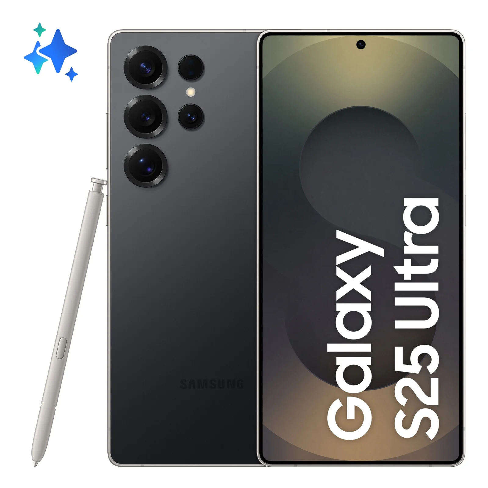 Galaxy S25 Ultra 17,5 cm (6.9") Double SIM Android 15 5G USB Type-C 12 Go 256 Go 5000 mAh Noir, Titane