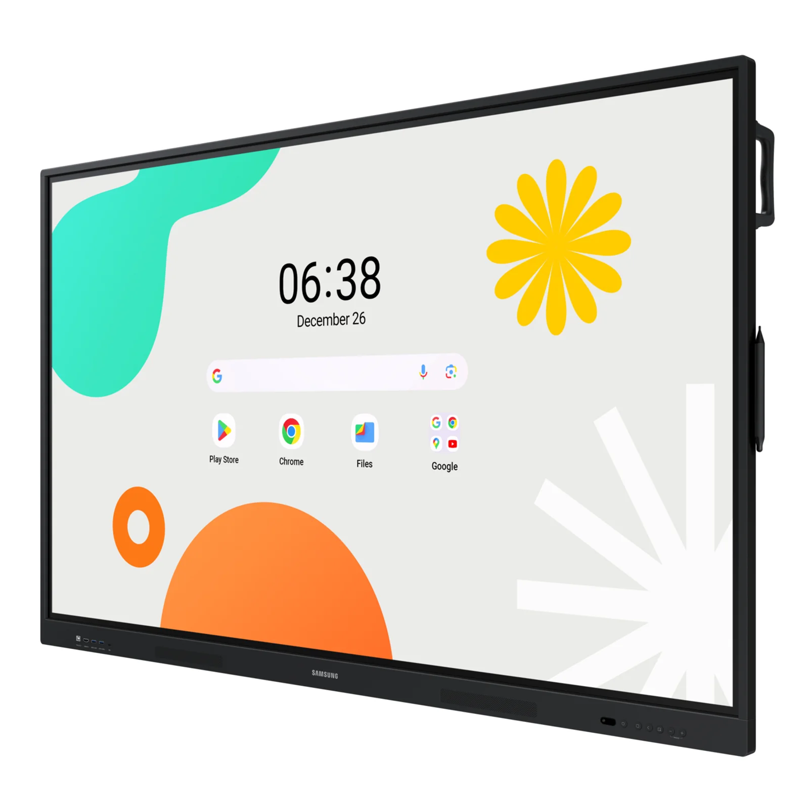 Samsung WA75F tableau blanc interactif 190,5 cm (75") 3840 x 2160 pixels Écran tactile Noir