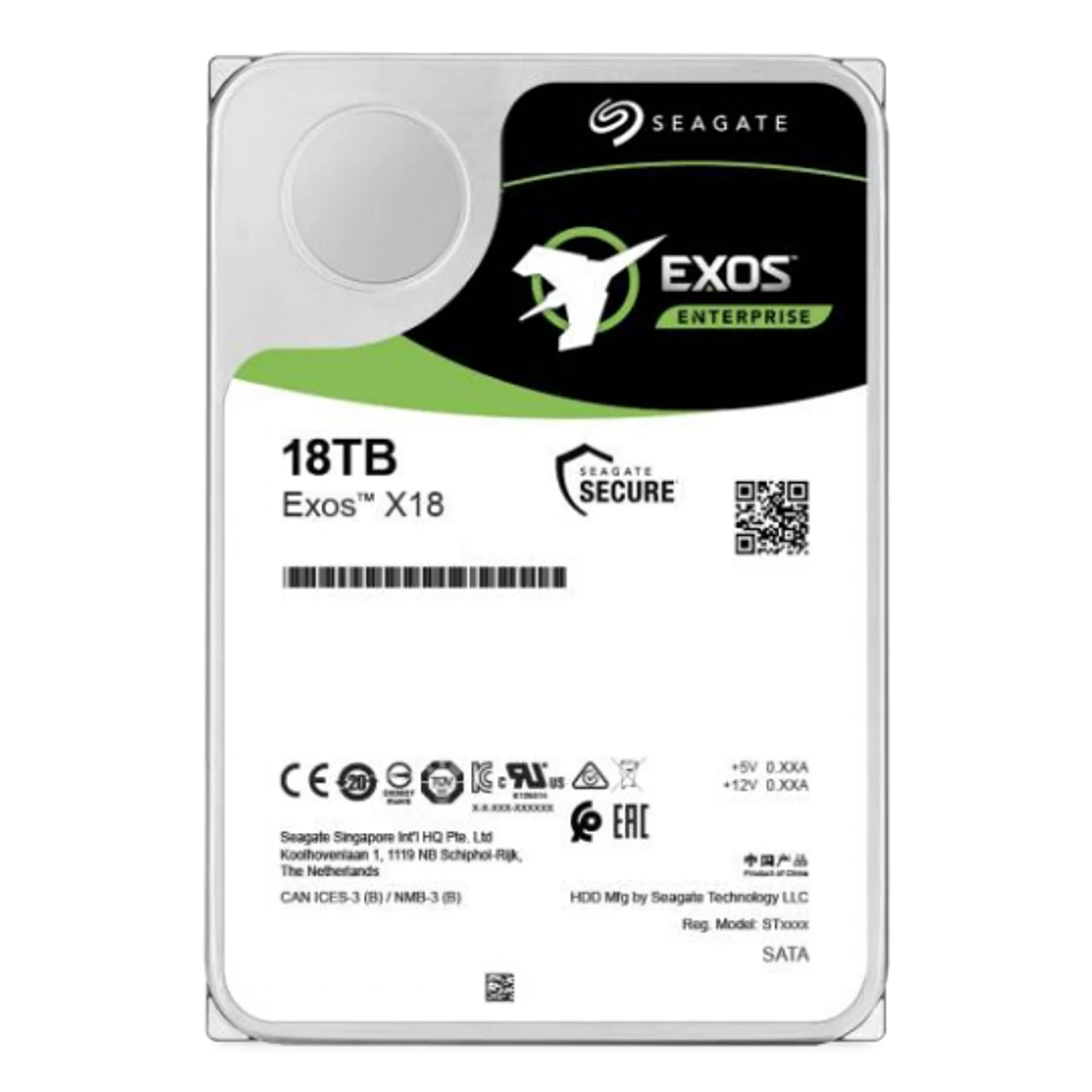 Enterprise ST18000NM004J disque dur 18 To 7200 tr/min 256 Mo 3.5" SAS