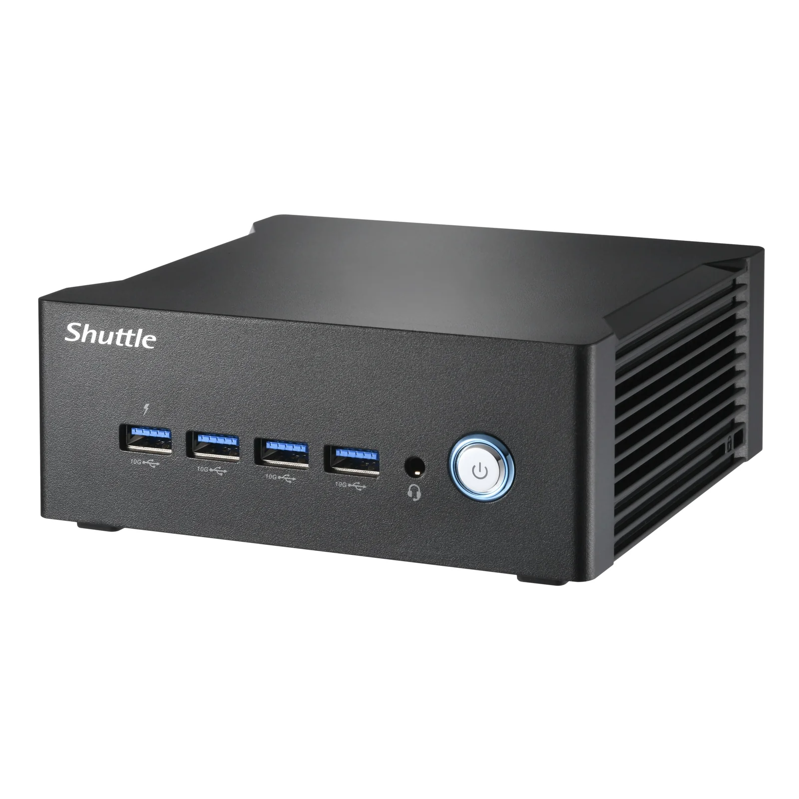 Shuttle Nano PC NA10H7, AMD Ryzen™ 7-8845HS APU, Radeon 780M , 2xHDMI, 2xUSB 4.0 (DP), 2x2.5Gbit LAN, VESA, 24/7