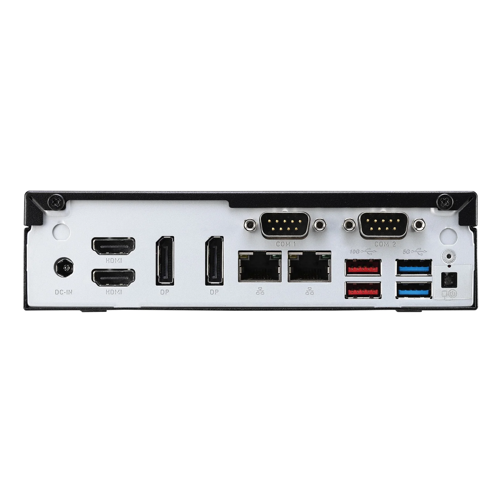 Shuttle Slim PC DH770 , S1700, 2x HDMI, 2x DP , 2x 2.5G LAN, 2x COM, 8x USB, 1x 2.5", 2x M.2, fonctionnement permanent 24/7, attaches VESA