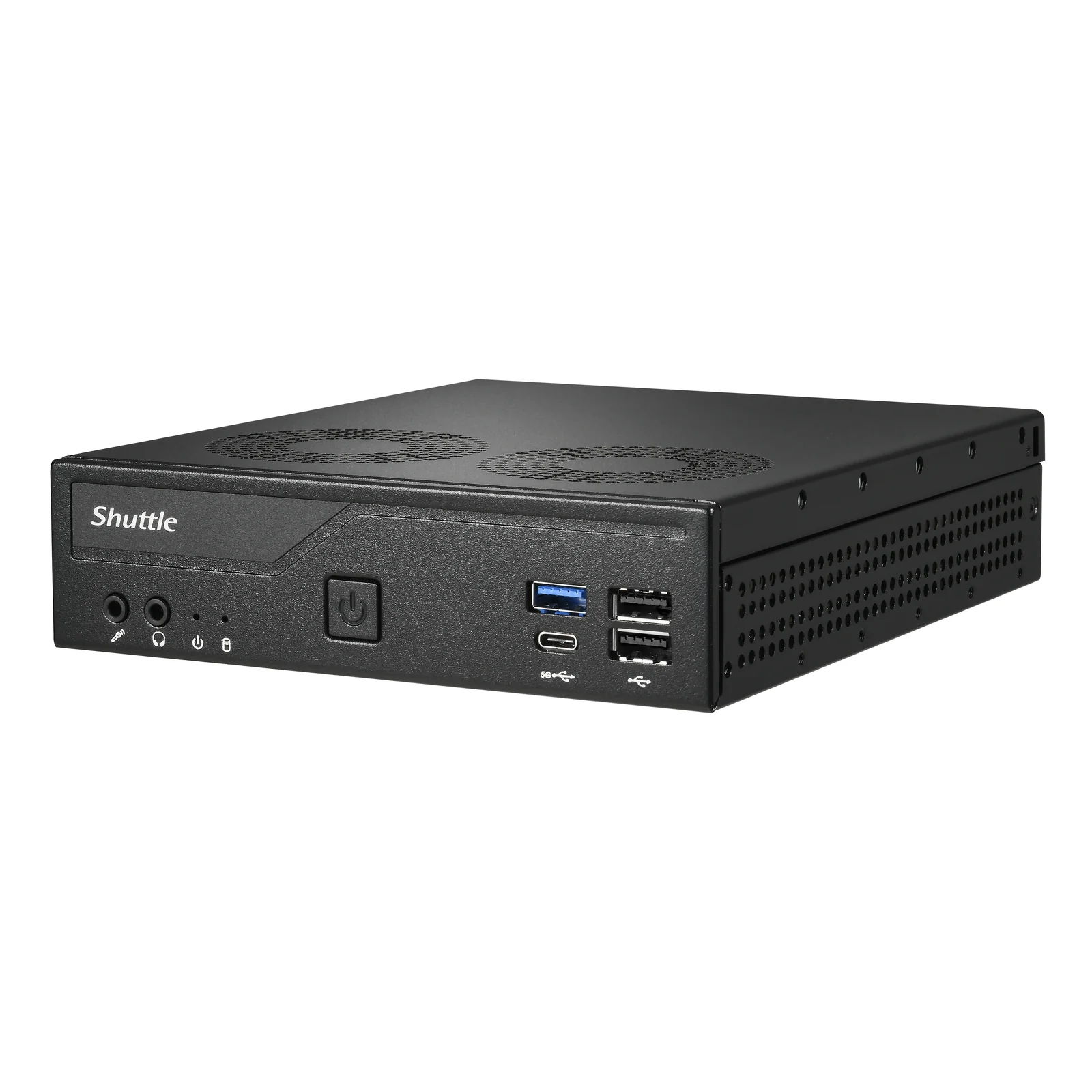 Shuttle XPС slim DH610V2 barebone PC/ poste de travail 1,35L mini PC Noir Intel H610 LGA 1700