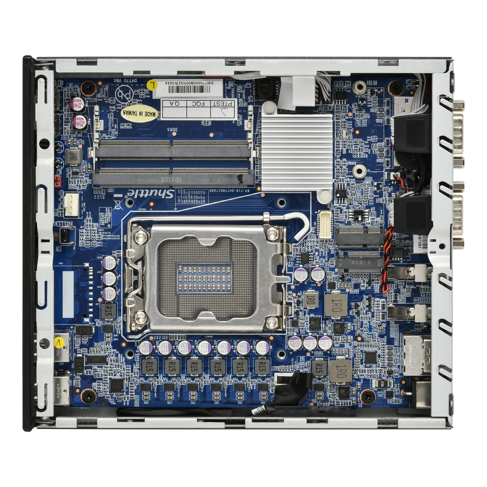 Shuttle XPС slim DH610V2 barebone PC/ poste de travail 1,35L mini PC Noir Intel H610 LGA 1700