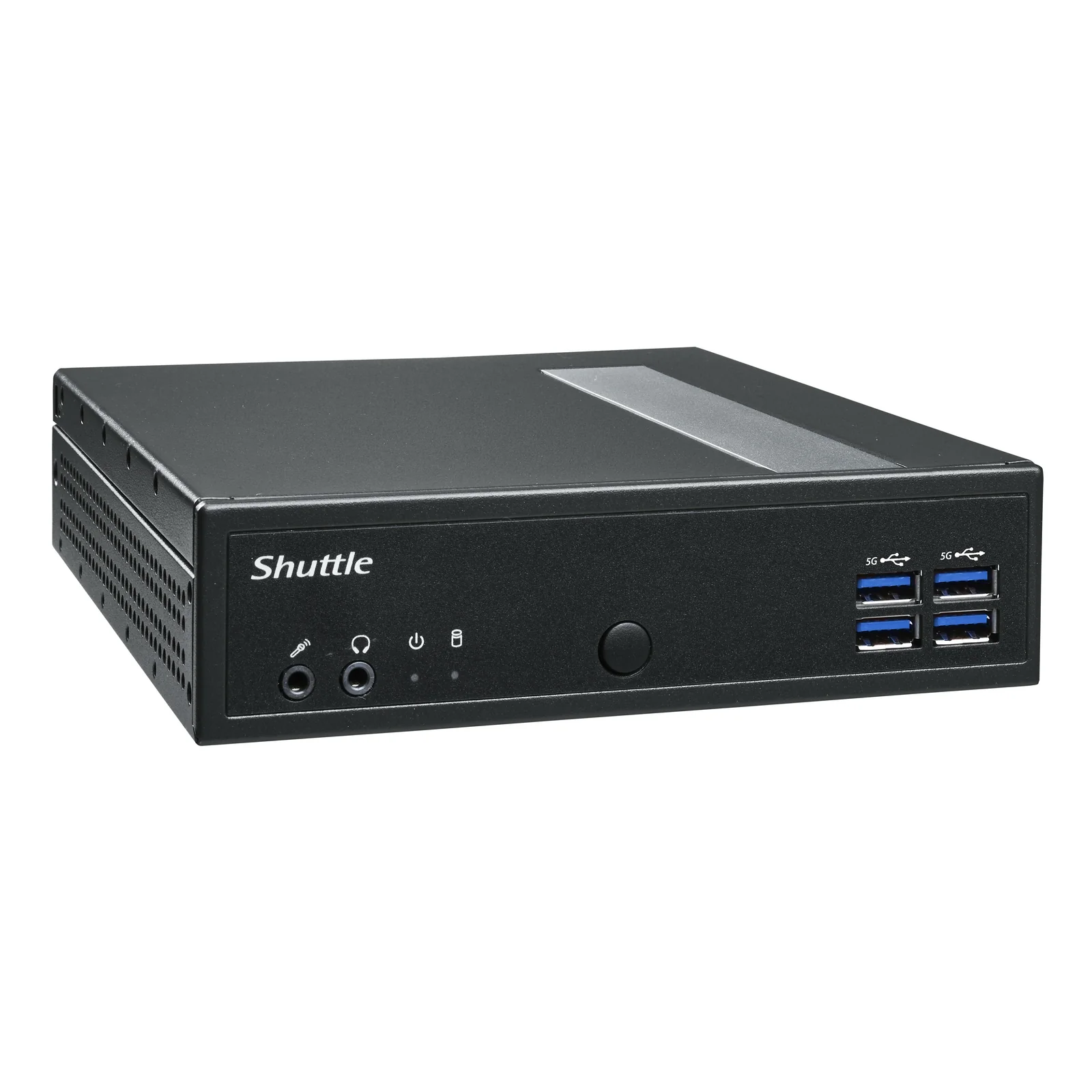 Shuttle XPC slim Barebone DL30N, Intel N100, 1x DDR5, 2x LAN (2x 2.5Gbit), 2xCOM,1xHDMI,1xDP, 1x VGA, fanless, fonctionnement permanent 24/7