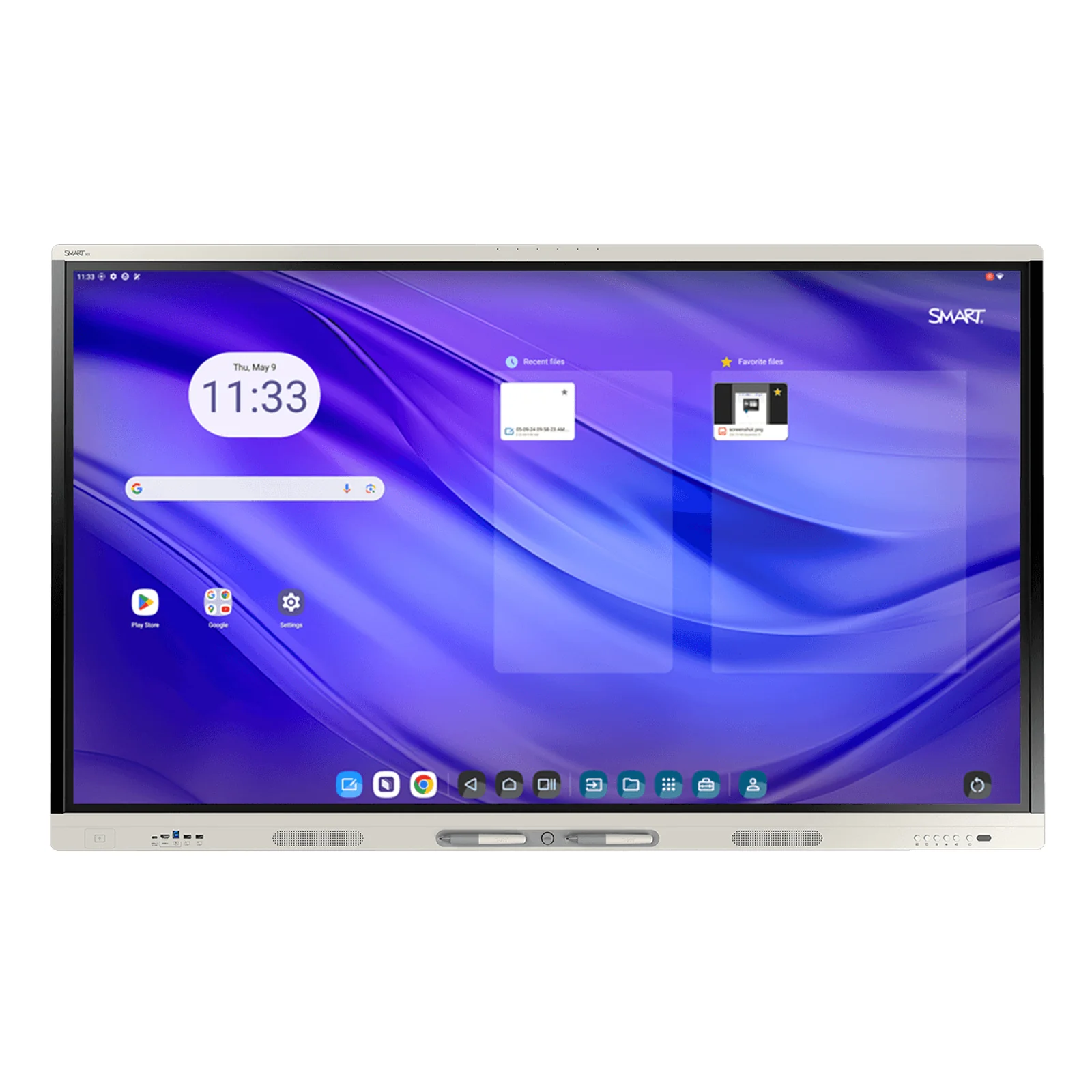 MX286-V5 tableau blanc interactif 2,18 m (86") 3840 x 2160 pixels Écran tactile Argent USB / Bluetooth