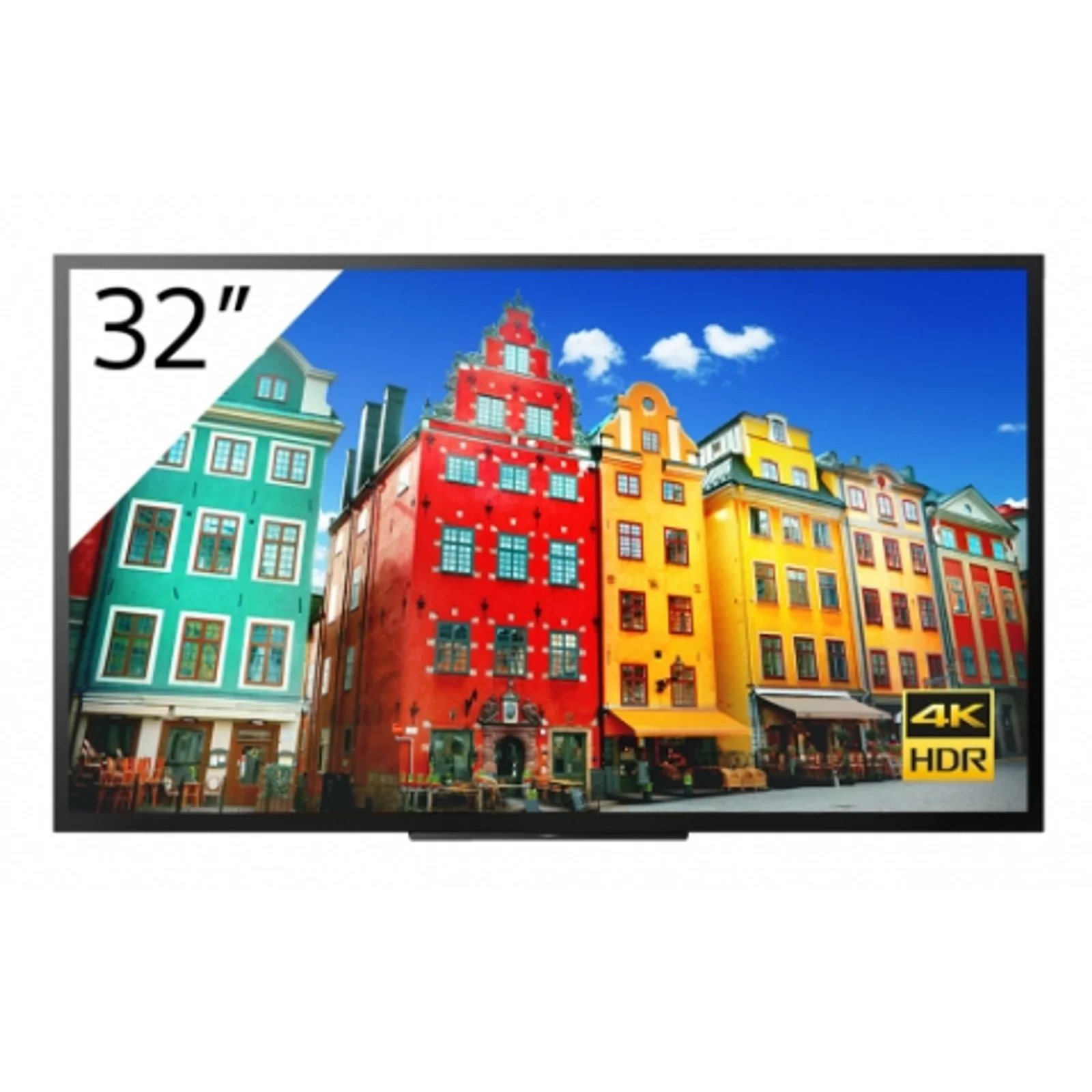 FW-32BZ30J1 Écran d'affichage dynamique Écran plat de signalisation numérique 81,3 cm (32") LCD Wifi 300 cd/m² 4K Ultra HD Noir Intégré dans le processeur