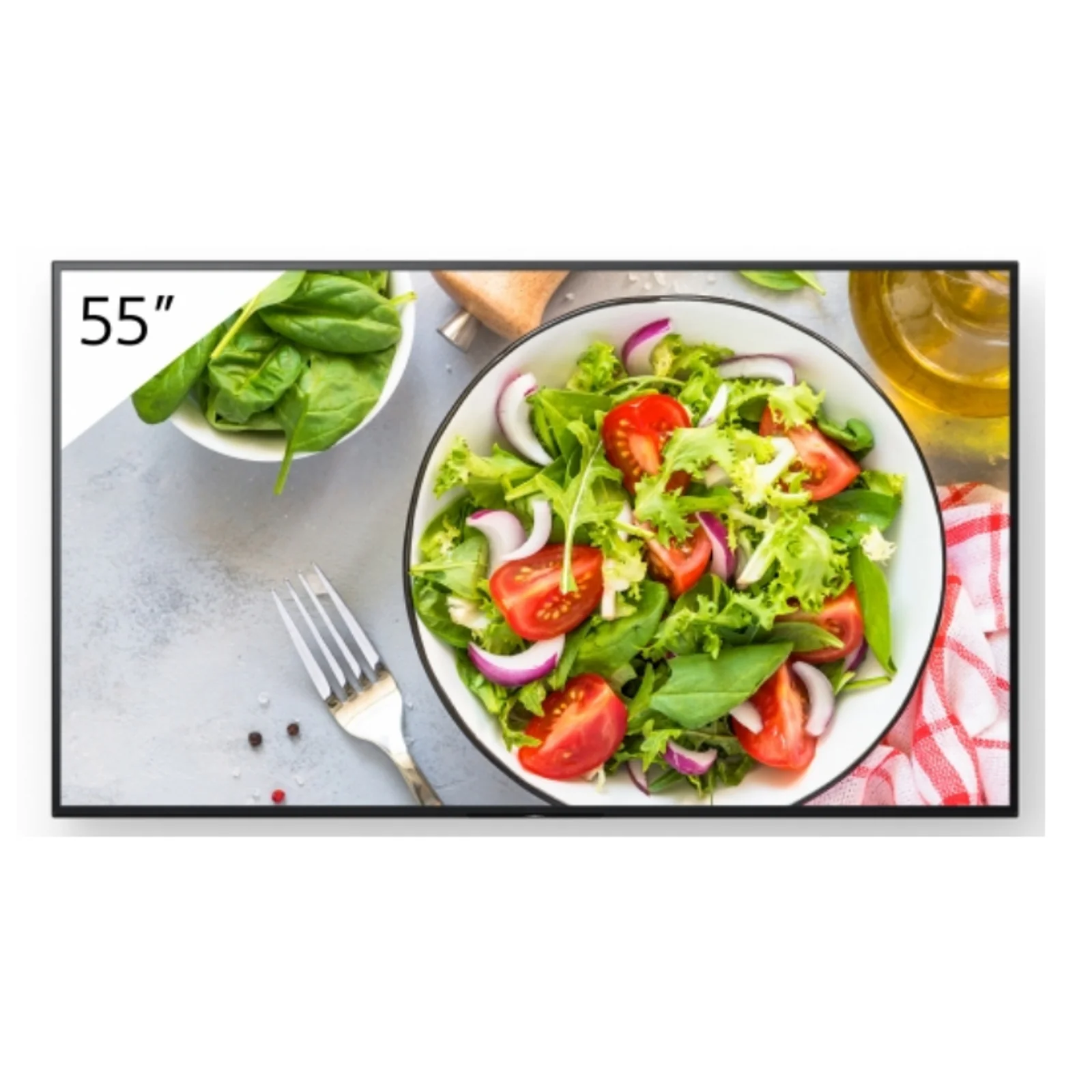 FW-55BZ35L Écran d'affichage dynamique Écran plat de signalisation numérique 139,7 cm (55") LCD Wifi 550 cd/m² 4K Ultra HD Noir Android 24/7