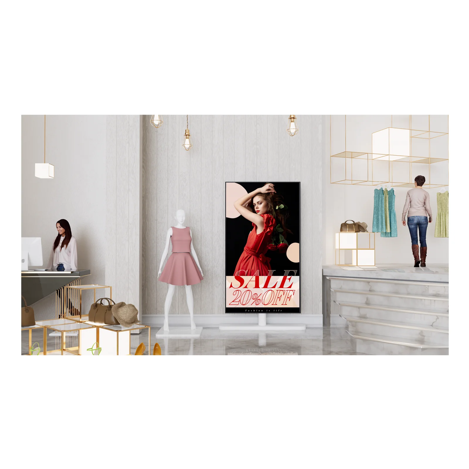 Sony FW-55BZ40L Écran d'affichage dynamique Écran plat de signalisation numérique 139,7 cm (55") LCD Wifi 700 cd/m² 4K Ultra HD Noir Android 24/7