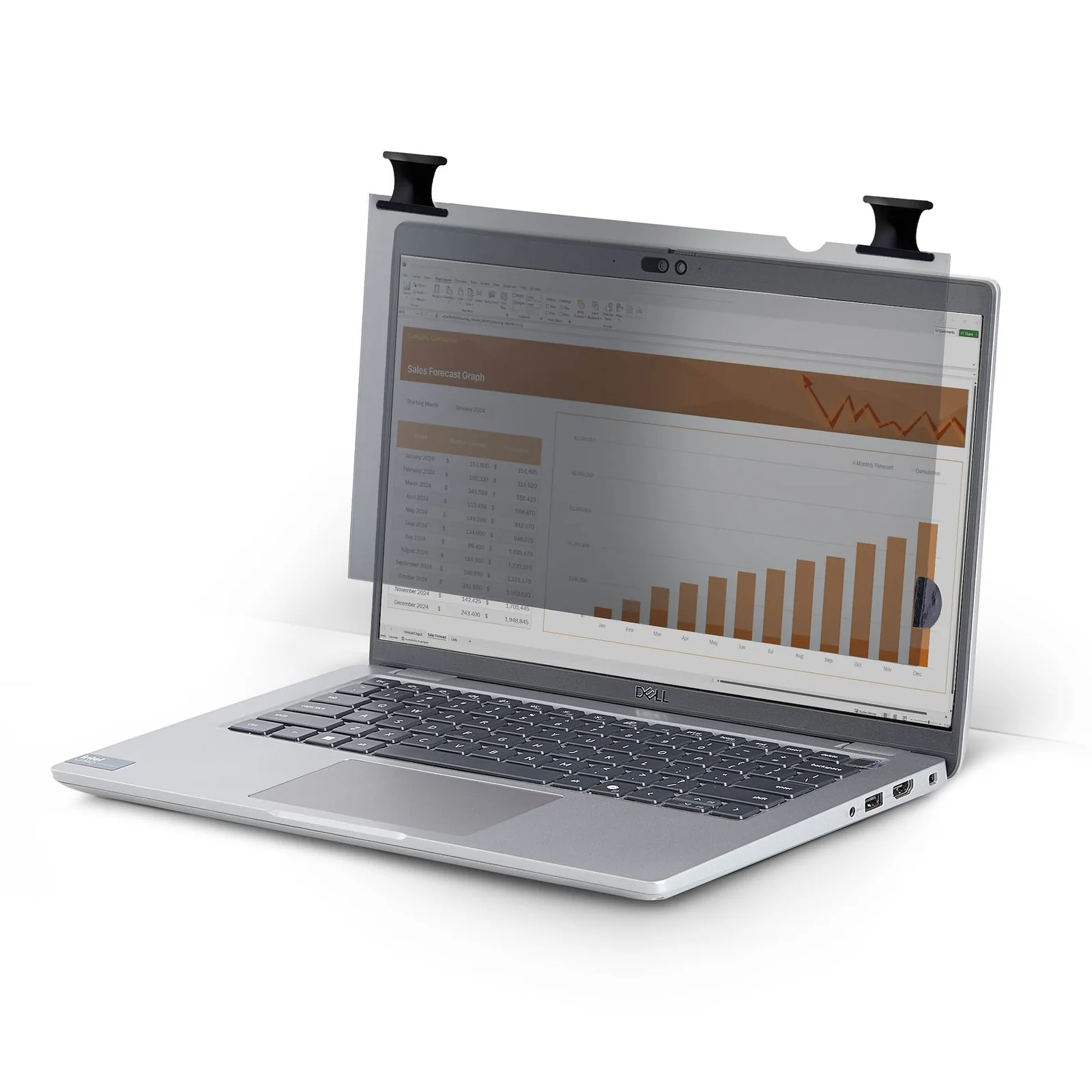 156LB-PRIVACY-SCREEN filtre anti-reflets pour écran et filtre de confidentialité 39,6 cm (15.6") Ordinateur portable Filtre de confidentialité sans bords pour ordinateur
