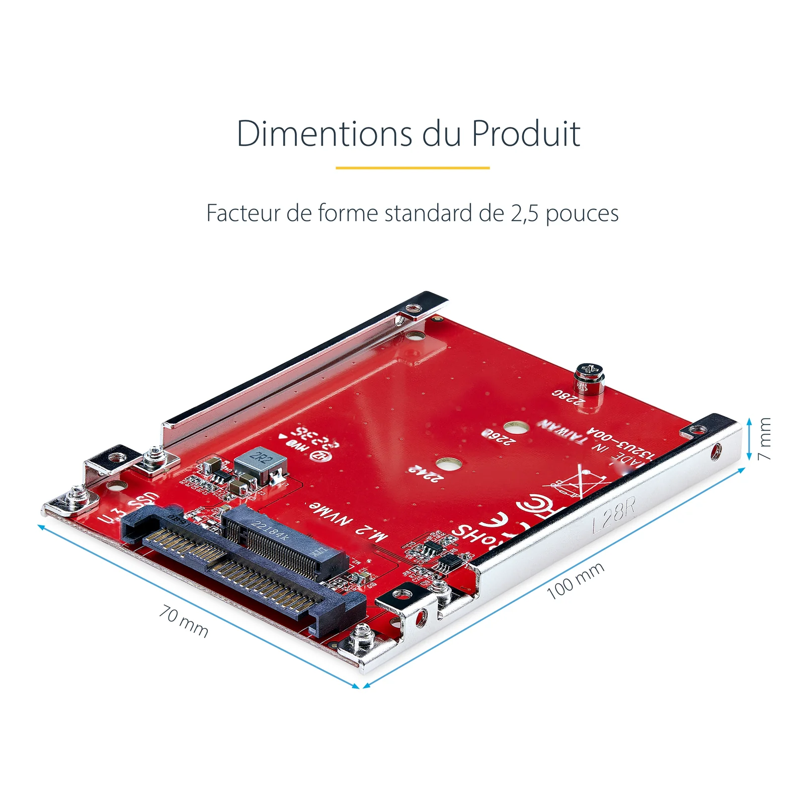 StarTech.com 1M25-U3-M2-ADAPTER carte et adaptateur d'interfaces Interne M.2