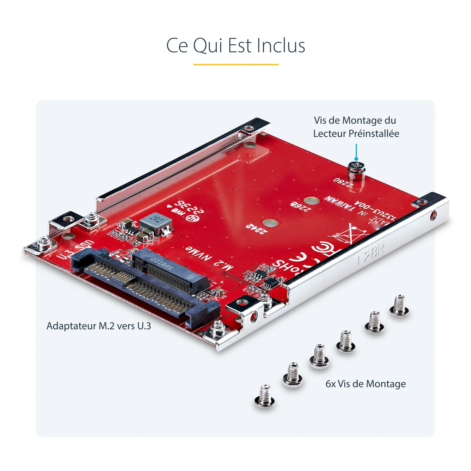 StarTech.com 1M25-U3-M2-ADAPTER carte et adaptateur d'interfaces Interne M.2