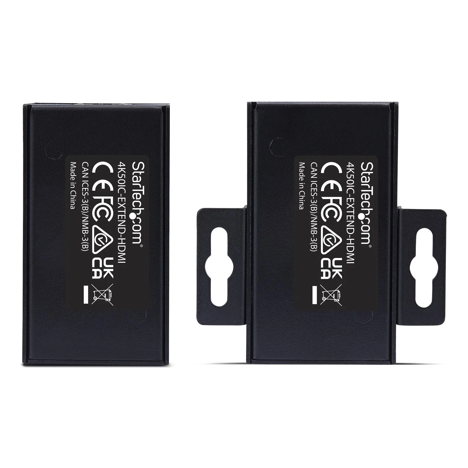 StarTech.com 4K50IC-EXTEND-HDMI extension audio/video Émetteur et récepteur AV Noir