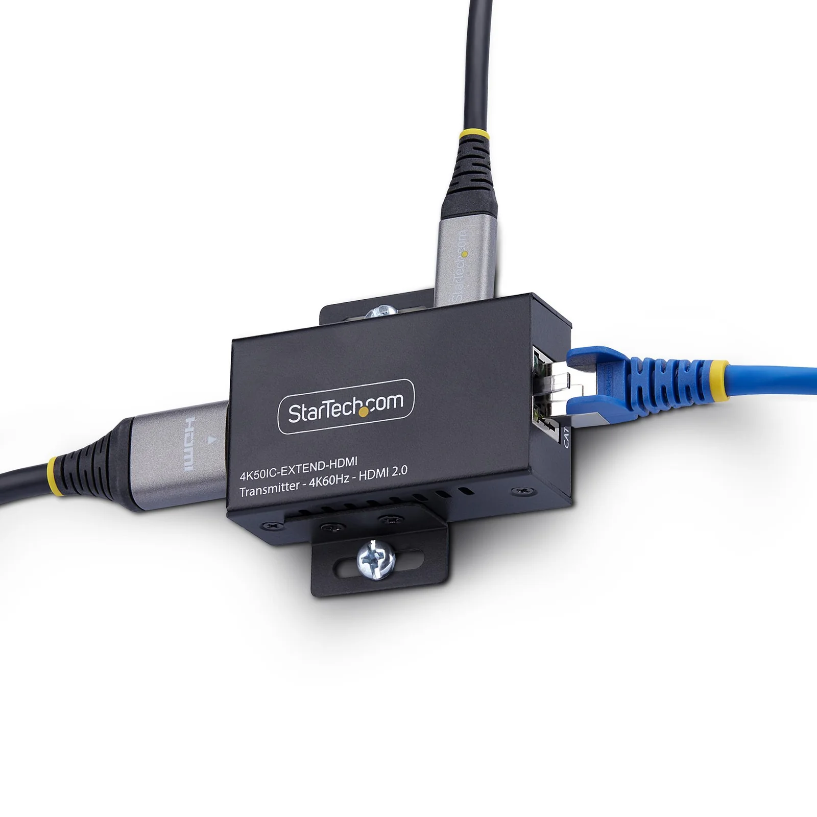 StarTech.com 4K50IC-EXTEND-HDMI extension audio/video Émetteur et récepteur AV Noir