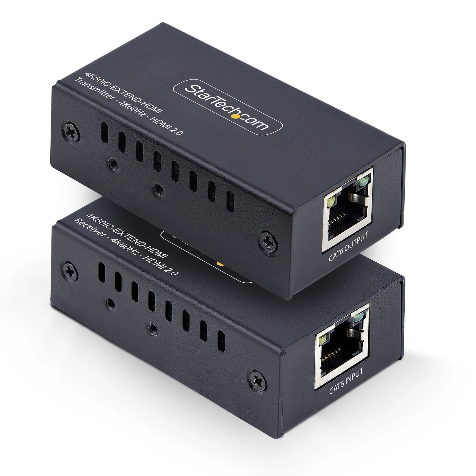 4K50IC-EXTEND-HDMI extension audio/video Émetteur et récepteur AV Noir