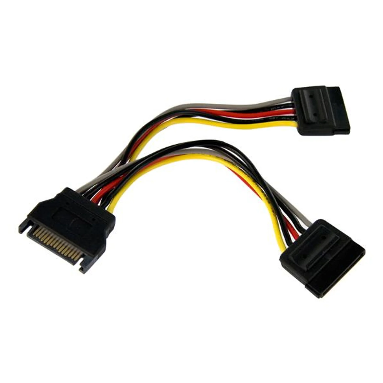 Adaptateur de câble répartiteur d'alimentation en Y SATA 15 cm - M/F