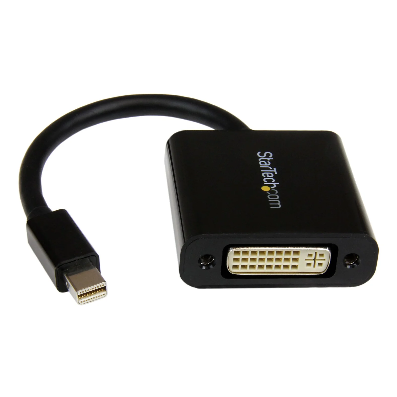 Adaptateur Mini DisplayPort vers DVI - Convertisseur Mini DP à DVI-D - Vidéo 1080p - mDP ou TB 1/2 Mac/PC vers Moniteur DVI - Câble Compact mDP 1.2 vers DVI Single-Link