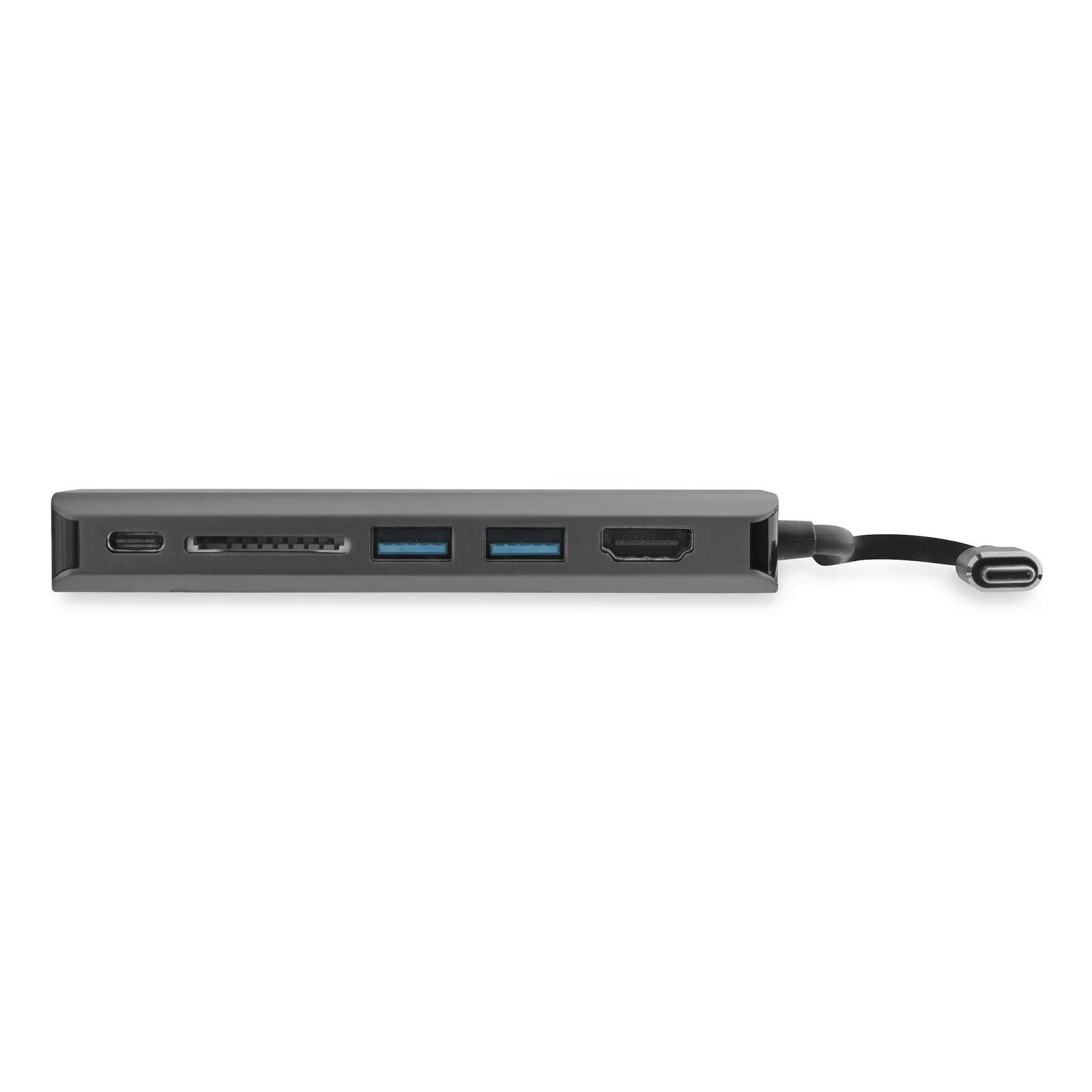 StarTech.com Adaptateur Multiport USB-C - Mini Dock USB-C avec HDMI 4K, 3x USB 3.0 Hub, SD/SDHC, GbE, 60W PD 3.0 Pass-Through - Station d'Accueil USB-C pour PC Portable Type-C/Thunderbolt 3