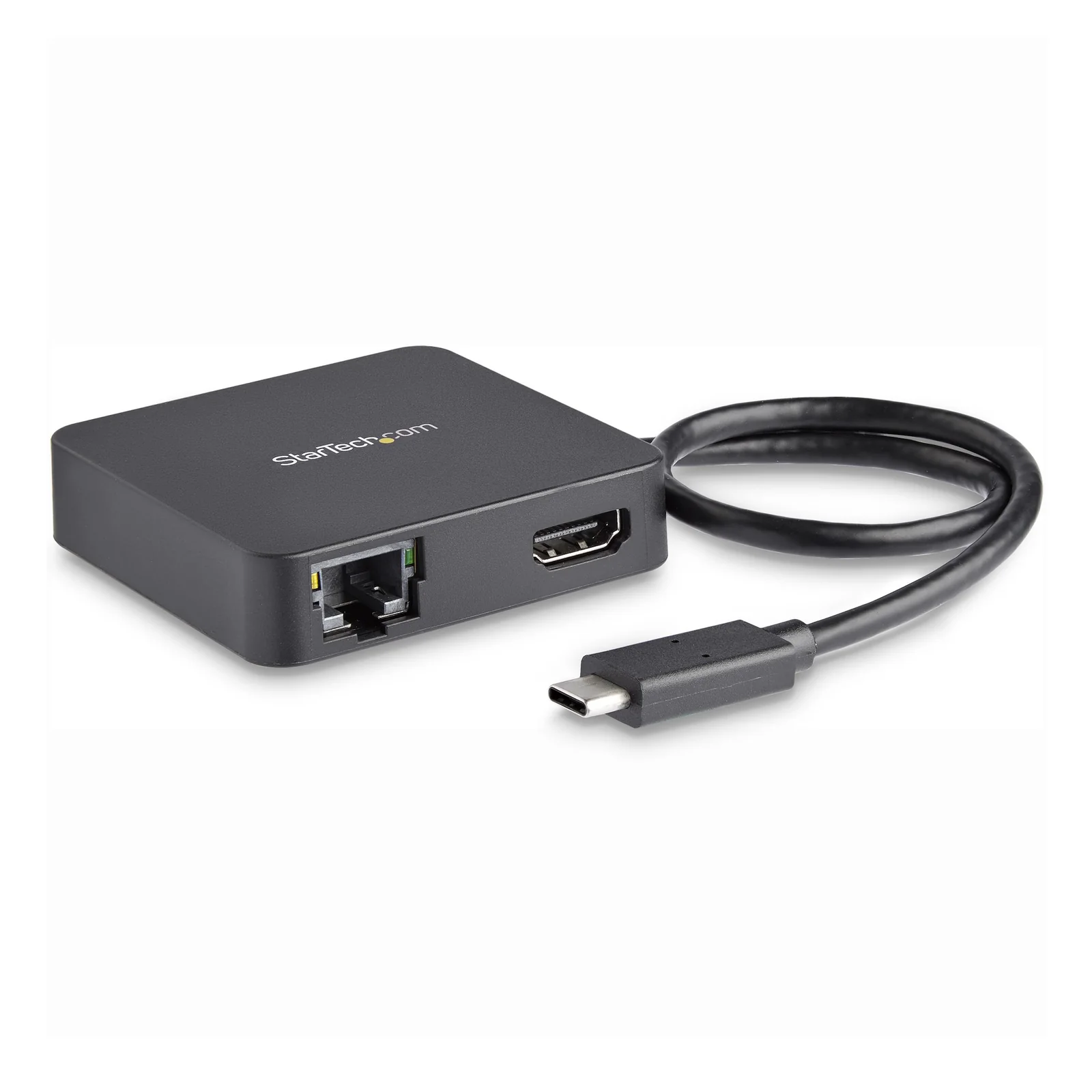 Adaptateur Multiport USB C - Mini Station d'Accueil USB-C Vidéo HDMI 4K - Gigabit Ethernet, Hub USB 3.0 (1x USB-A 1x USB-C) - Adaptateur Multiport USB Type-C - Compatible Thunderbolt 3