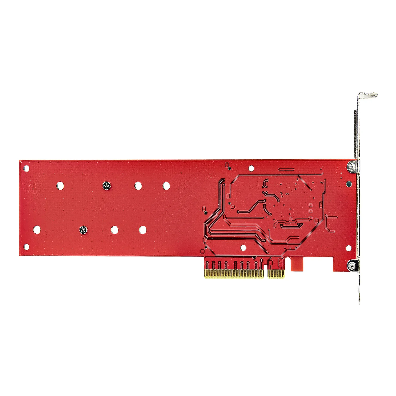 StarTech.com Adaptateur PCIe M.2 - PCIe x8/ x16 vers Double NVMe ou AHCI M.2 SSD - PCI Express 4.0, 7,8 Gbps par Disque, Bifurcation Requise - Carte PCIe Dual M.2 - Compatible Windows/Linux