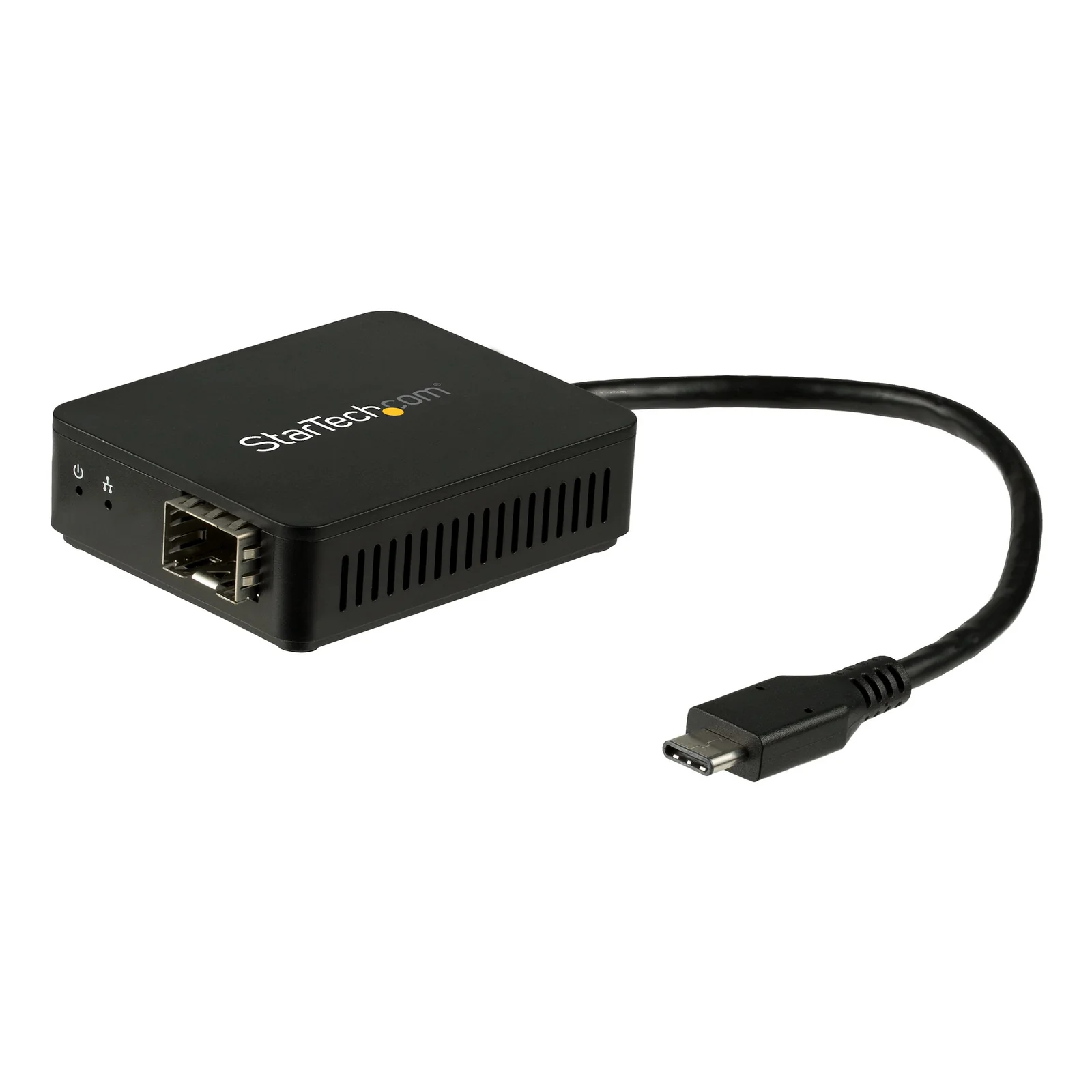 Adaptateur réseau USB-C vers fibre optique Gigabit Ethernet avec SFP ouvert