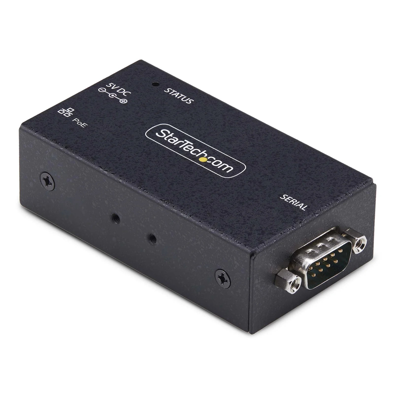 StarTech.com Adaptateur Série vers Ethernet à 1 Port, Serveur de Périphérique Série IP 802.3af PoE pour Périphériques RS232 Distants, Montage Mural/sur Rail DIN, Convertisseur Série RJ45 vers DB9, Conforme TAA