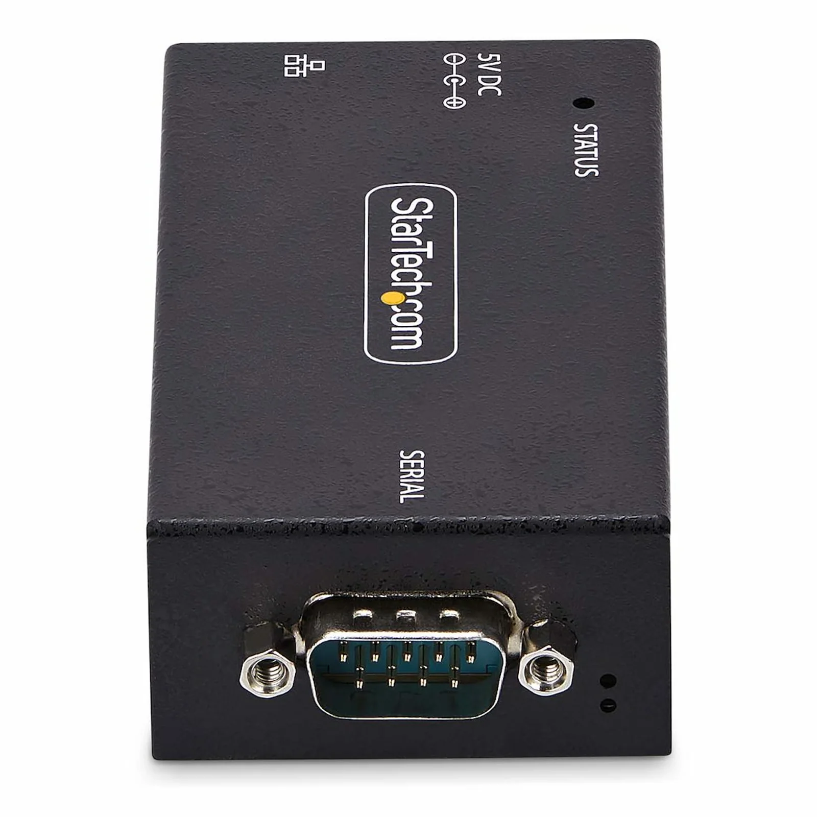 StarTech.com Adaptateur Série vers Ethernet à 1 Port, Serveur de Périphériques Série IP pour Périphériques RS232 Distants, Montage Mural/sur Rail DIN, Boîtier Métallique, Convertisseur Série RJ45 LAN vers DB9, TAA