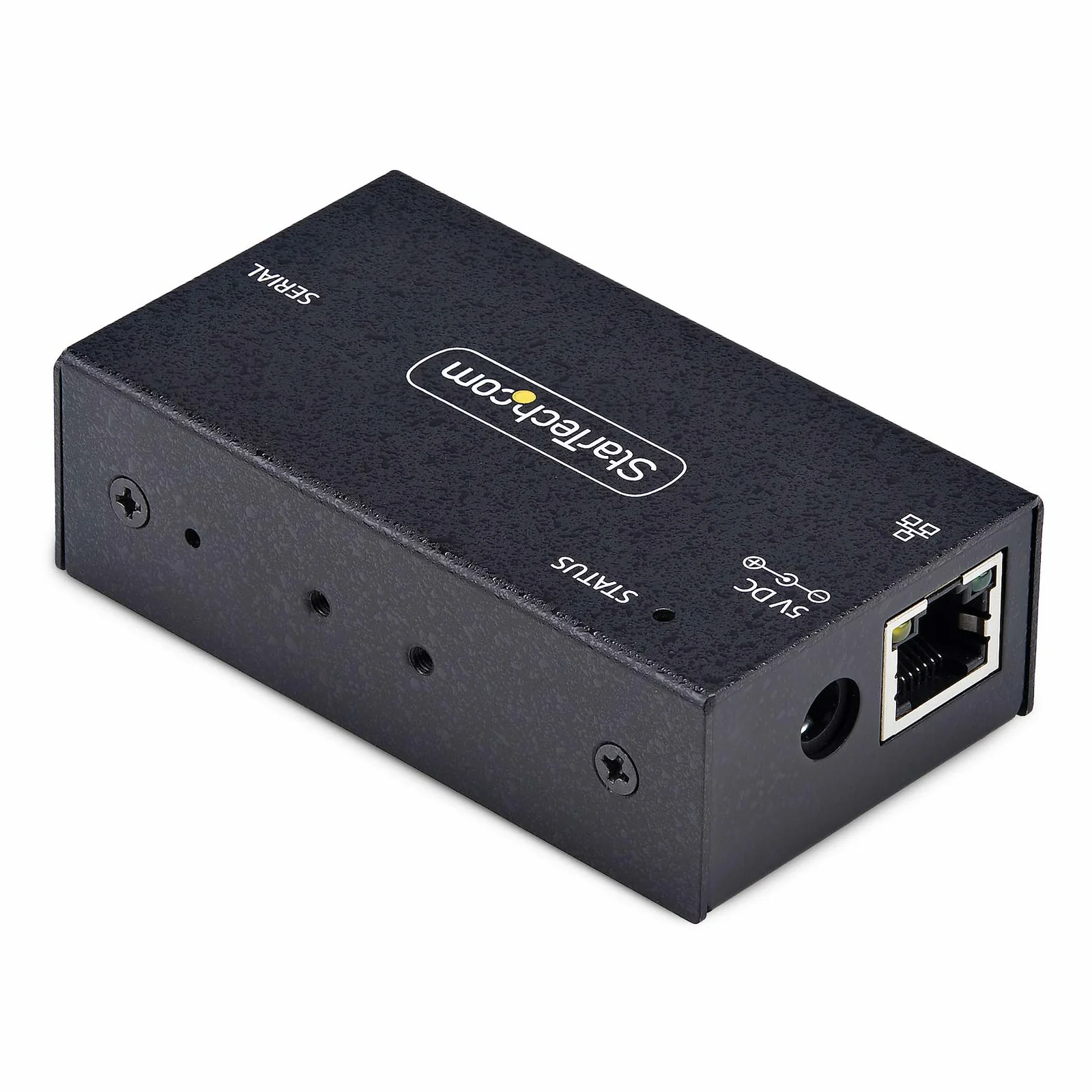 StarTech.com Adaptateur Série vers Ethernet à 1 Port, Serveur de Périphériques Série IP pour Périphériques RS232 Distants, Montage Mural/sur Rail DIN, Boîtier Métallique, Convertisseur Série RJ45 LAN vers DB9, TAA