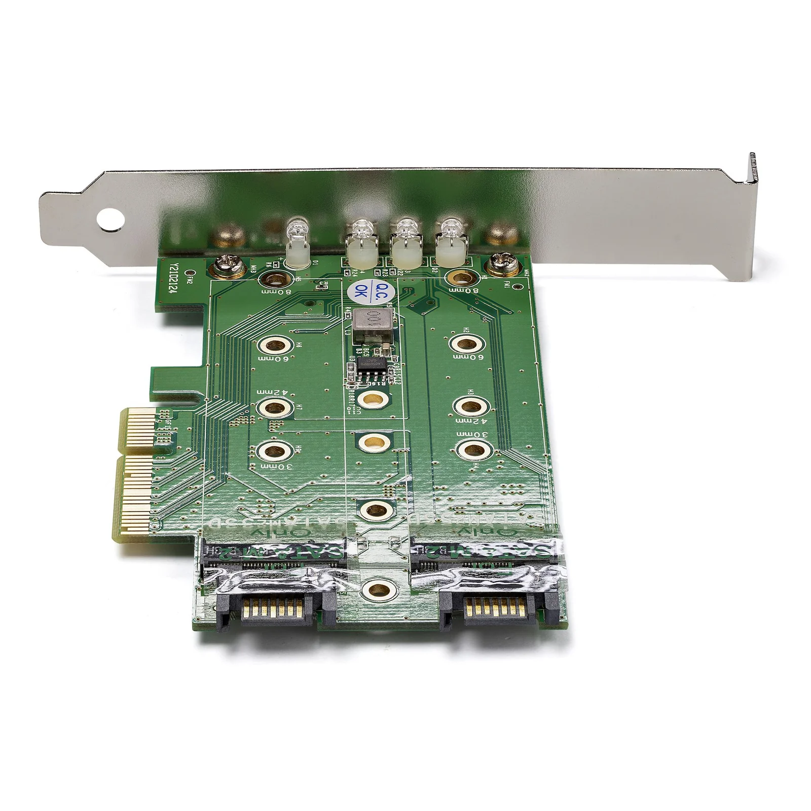 StarTech.com Adaptateur SSD M.2 NGFF à 3 ports - 1x M.2 PCIe (NVMe), 2x M.2 SATA III - PCIe 3.0