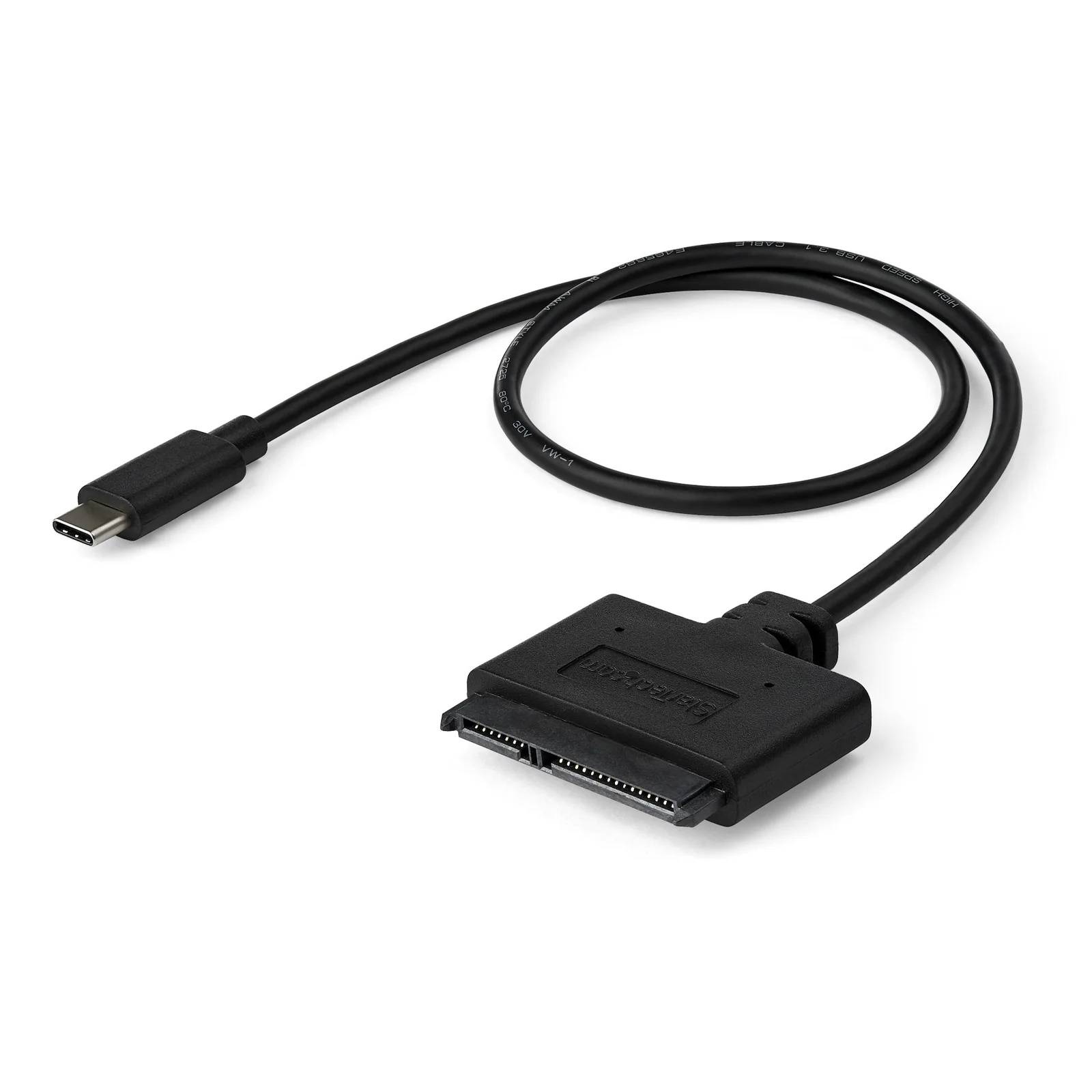Adaptateur USB 3.1 (10 Gb/s) pour disque dur SATA III de 2,5" avec USB-C et UASP
