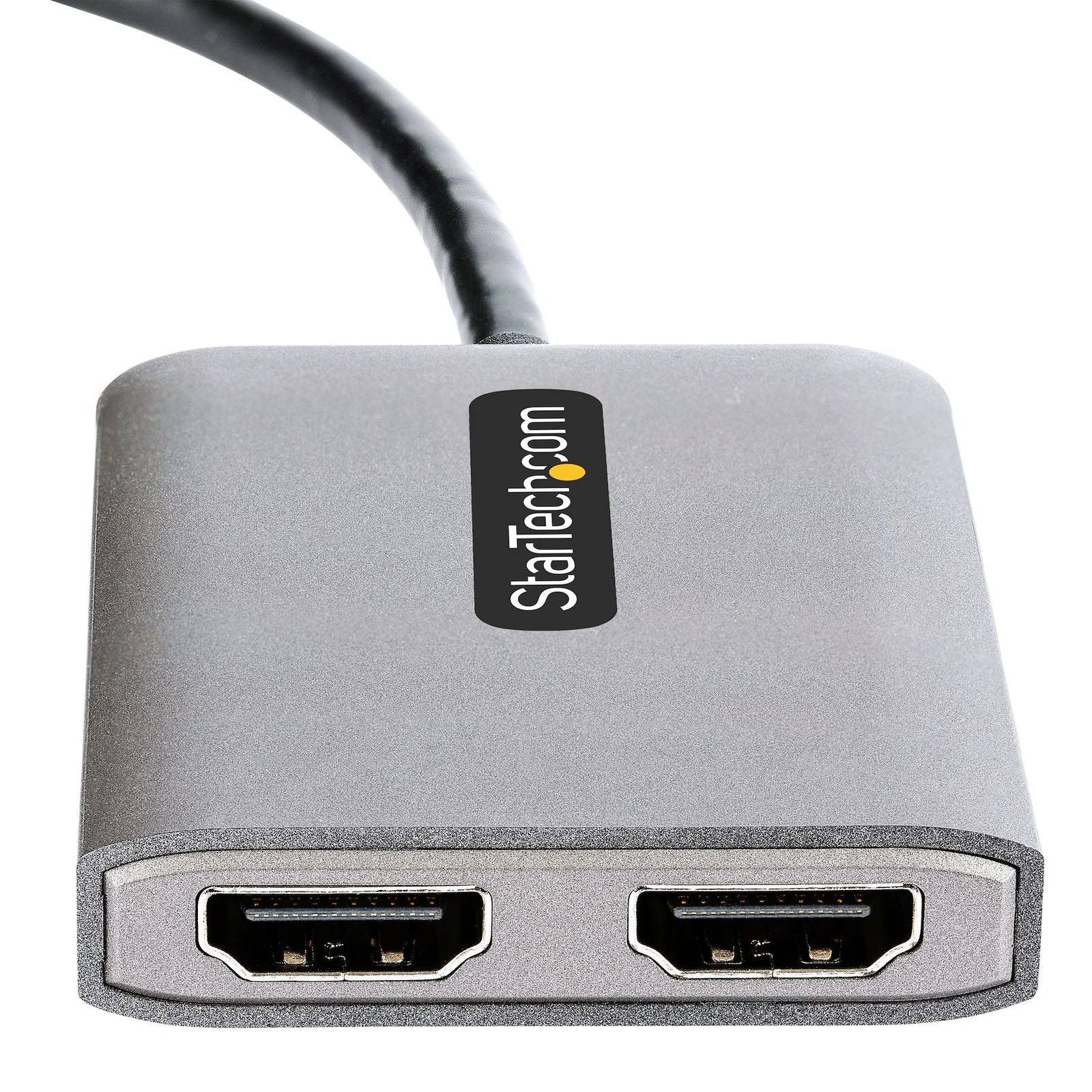 StarTech.com Adaptateur USB-C vers Double HDMI, Hub USB Type-C Multi-Moniteur MST, Double Écran HDMI 4K 60Hz pour Ordinateur Portable Extender / Splitter, HDR, Câble Intégré Extra-Long - Windows Uniquement