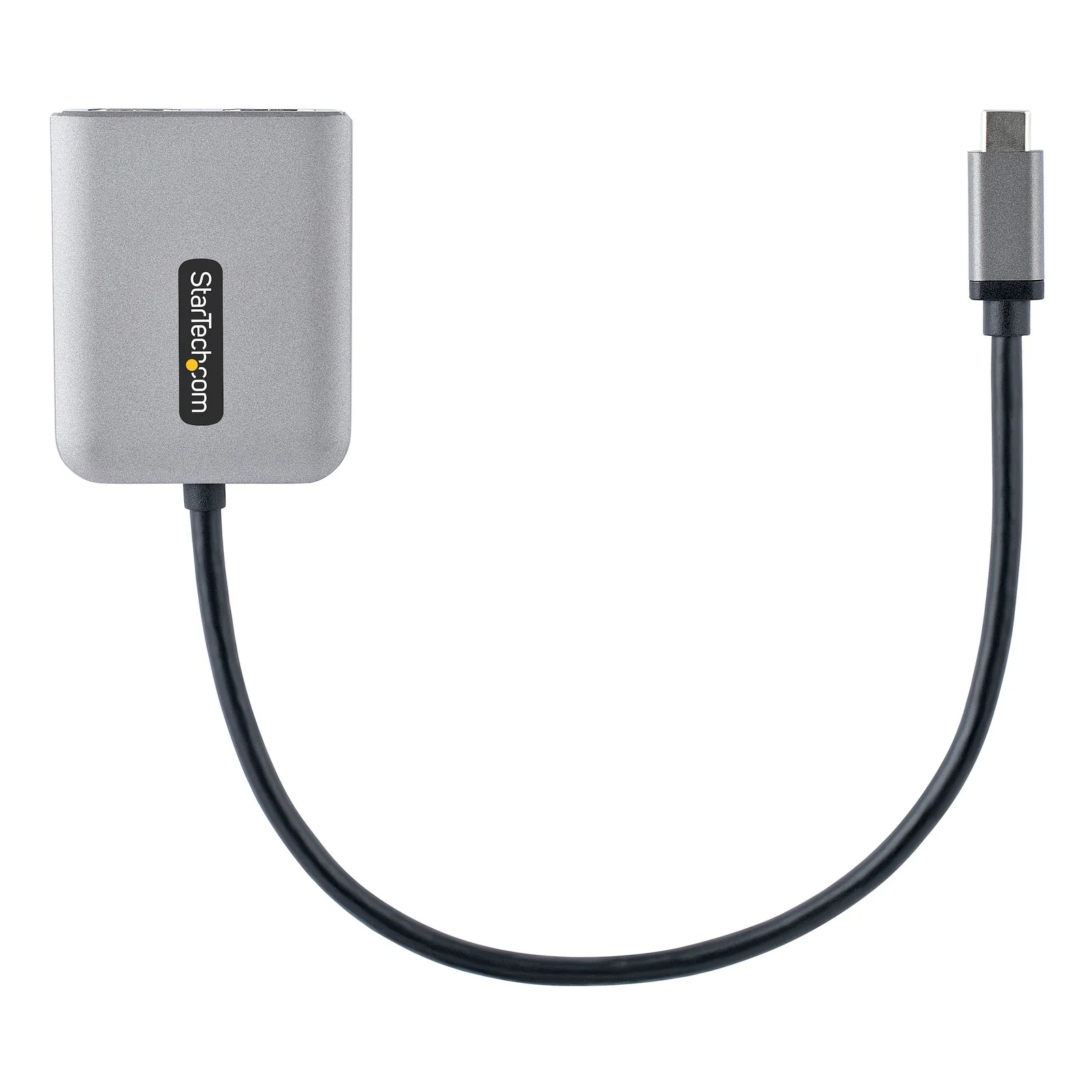 StarTech.com Adaptateur USB-C vers Double HDMI, Hub USB Type-C Multi-Moniteur MST, Double Écran HDMI 4K 60Hz pour Ordinateur Portable Extender / Splitter, HDR, Câble Intégré Extra-Long - Windows Uniquement