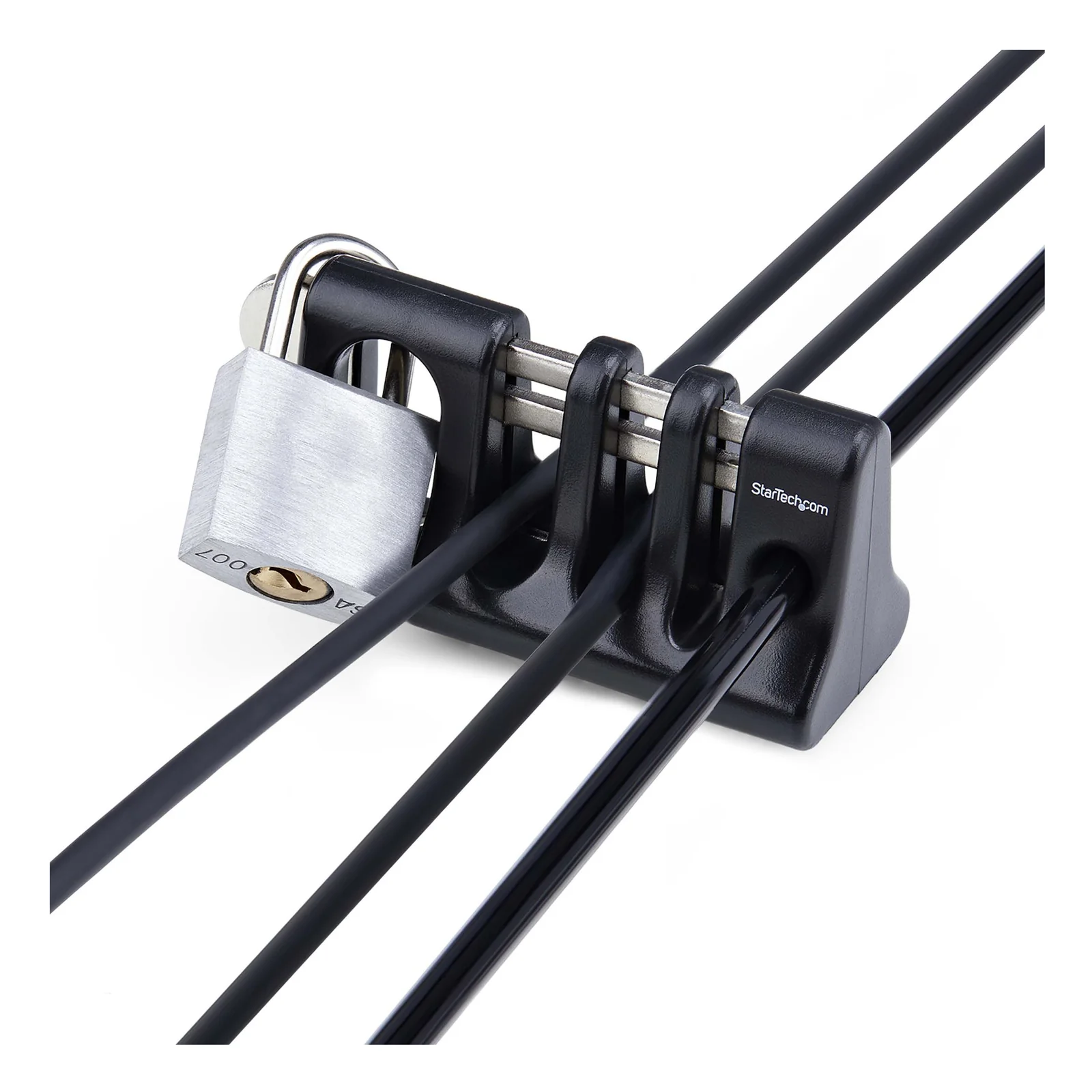StarTech.com Antivol de Câble Périphérique, Clavier/Souris Sécurisé, Verrouillage de Câble pour les Bureaux Partagés/Ordinateurs Publics, Ancrage Compatible le Câble de Sécurité/ Cadenas du PC Portable - TAA