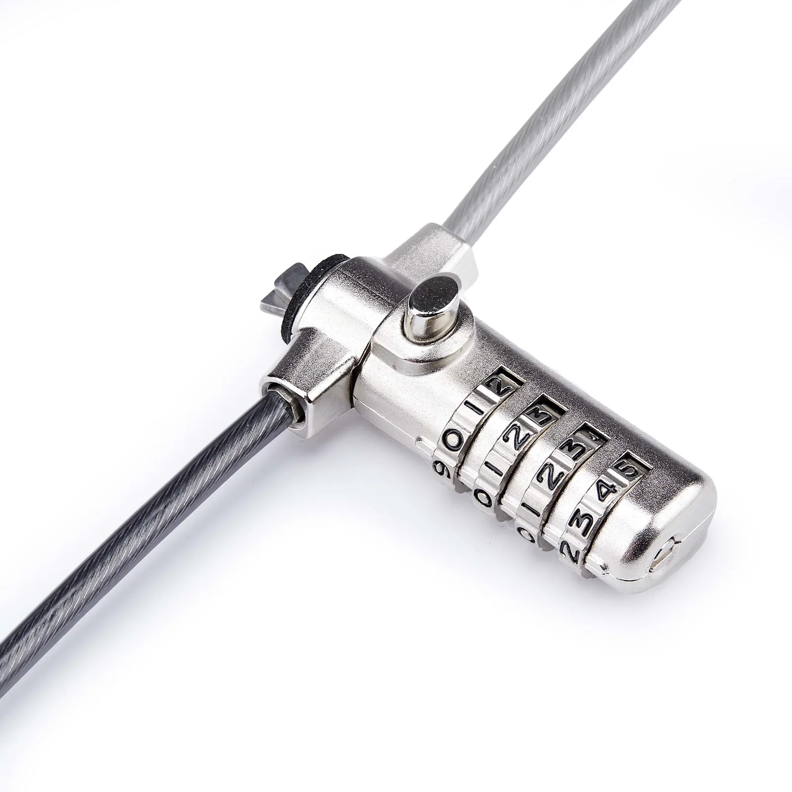 StarTech.com Antivol pour Ordinateur Portable Compatible Nano Slot, Câble de Verrouillage de 1,5m, Sécurité Antivol pour PC Portable, Câble en Acier Résistant aux Coupures, Serrure à 4 Chiffres